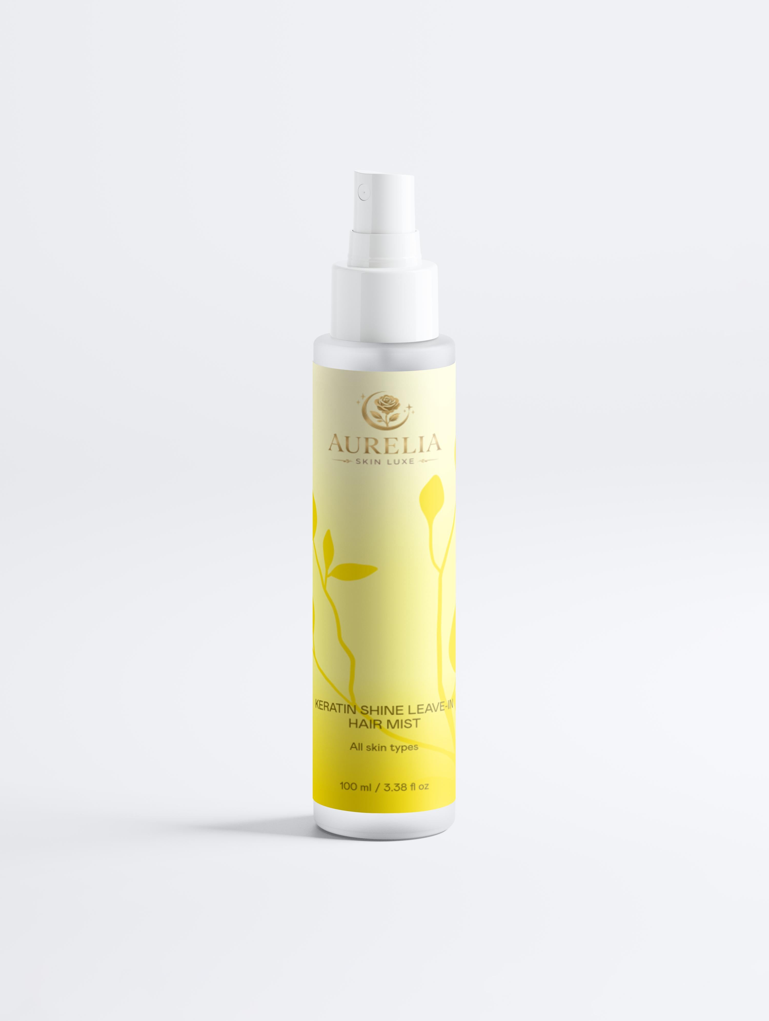 Keratin Shine Leave-In Hair Mist - Aurelia Skin Luxe
