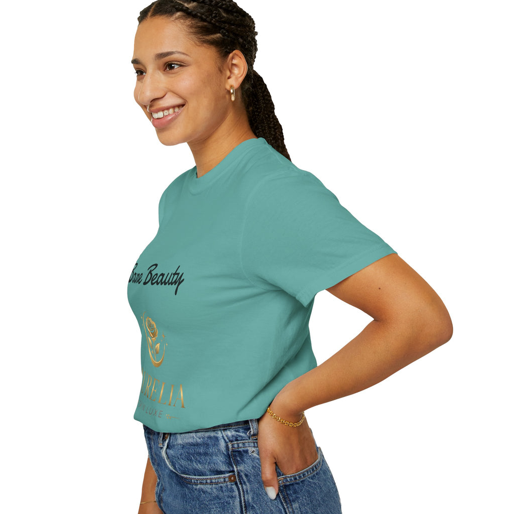 Aurelia Skin Luxe 'Bare Beauty' Logo T‑Shirt