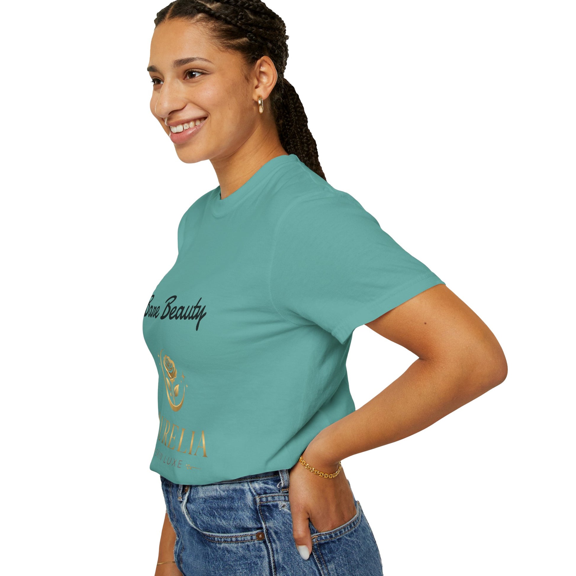 Aurelia Skin Luxe 'Bare Beauty' Logo T‑Shirt