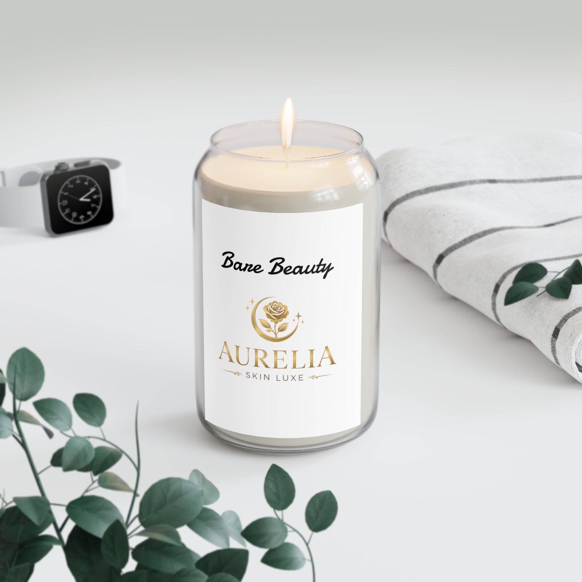 Aurelia Skin Luxe Scented Soy Candle — 13.75 oz Luxury Aromatherapy Jar