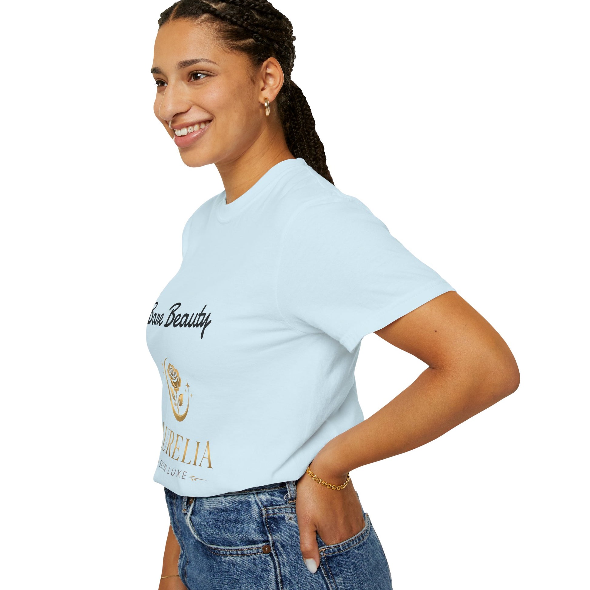 Aurelia Skin Luxe 'Bare Beauty' Logo T‑Shirt