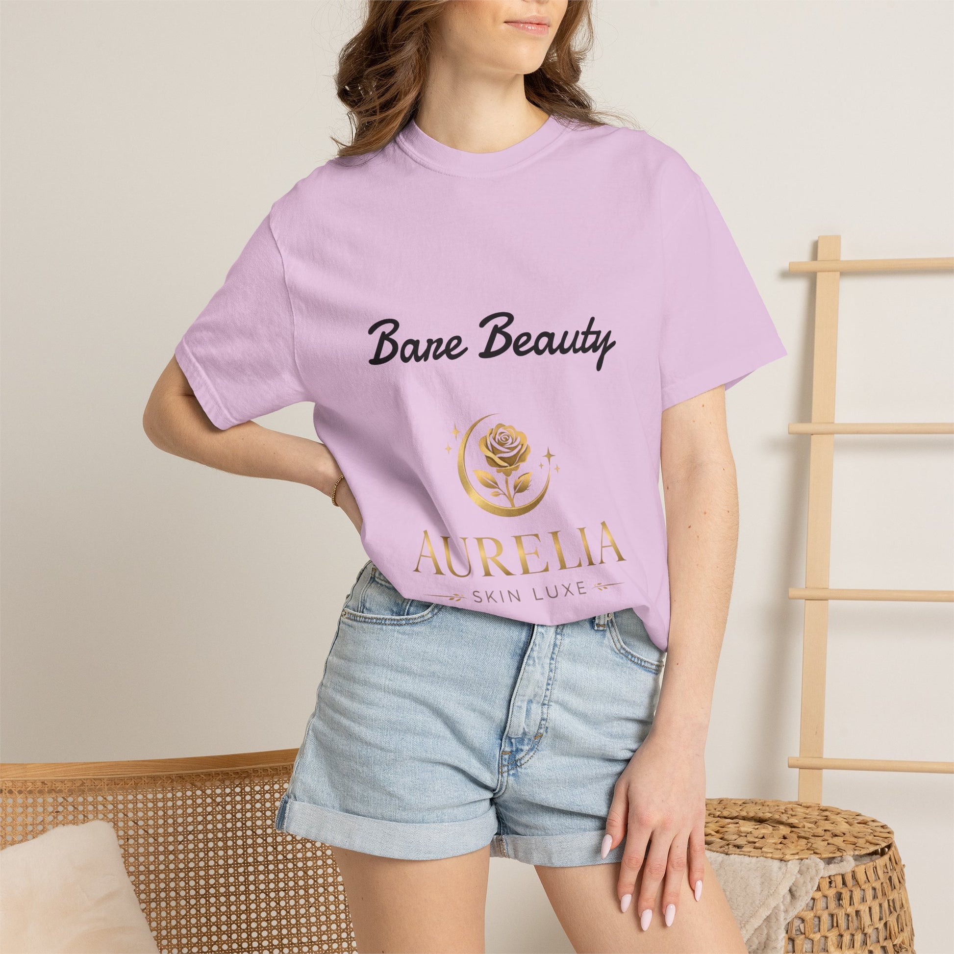 Aurelia Skin Luxe 'Bare Beauty' Logo T‑Shirt
