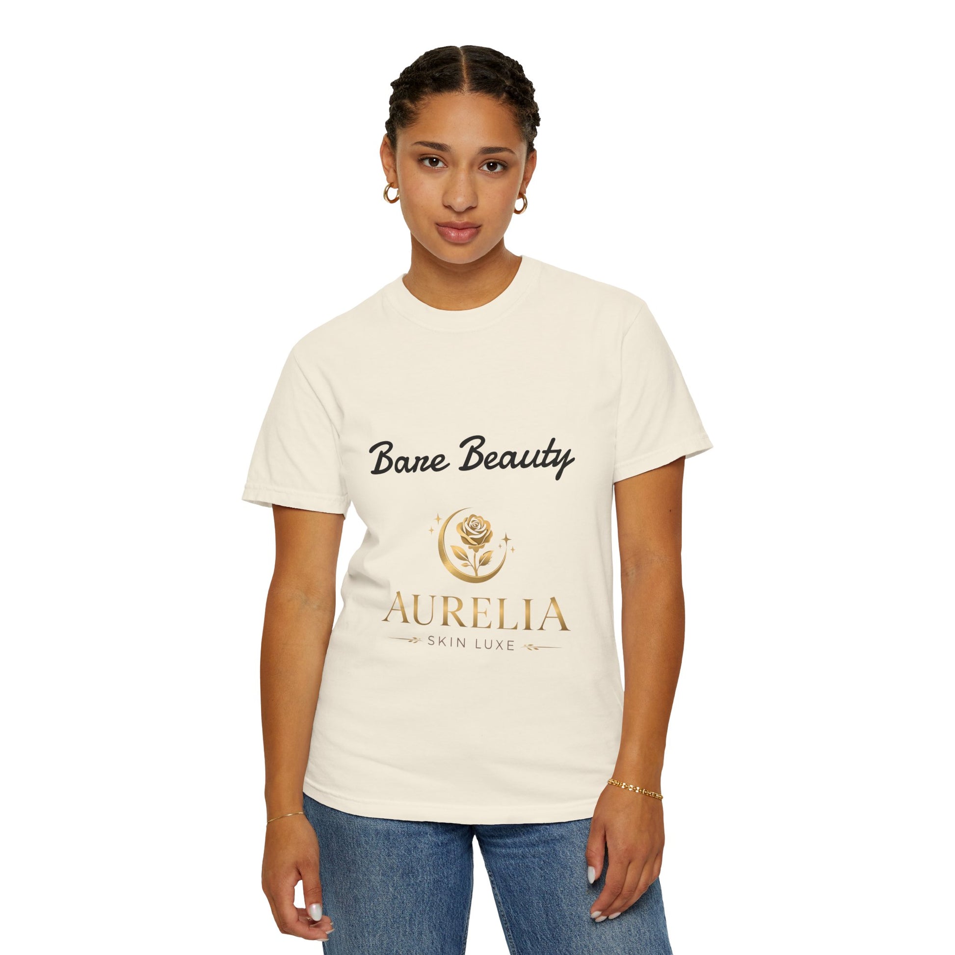 Aurelia Skin Luxe 'Bare Beauty' Logo T‑Shirt