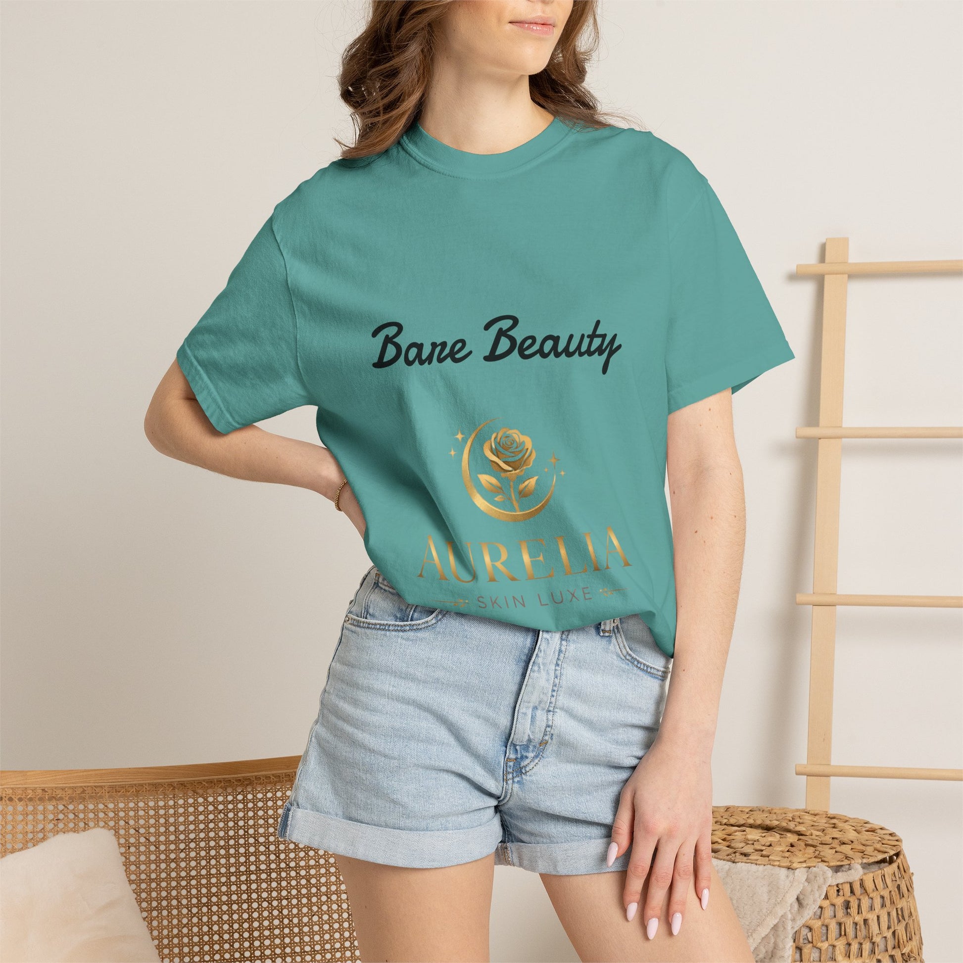 Aurelia Skin Luxe 'Bare Beauty' Logo T‑Shirt