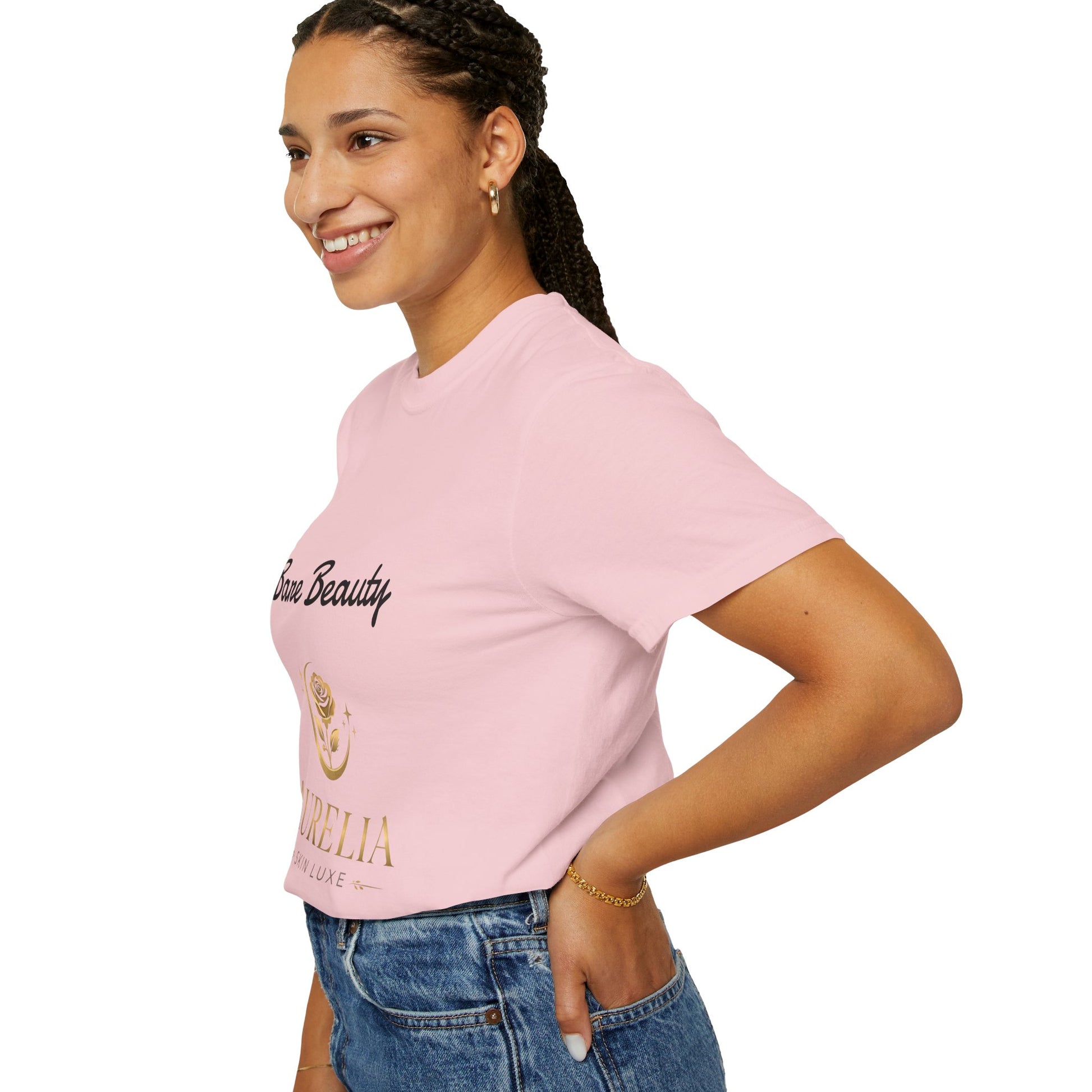 Aurelia Skin Luxe 'Bare Beauty' Logo T‑Shirt