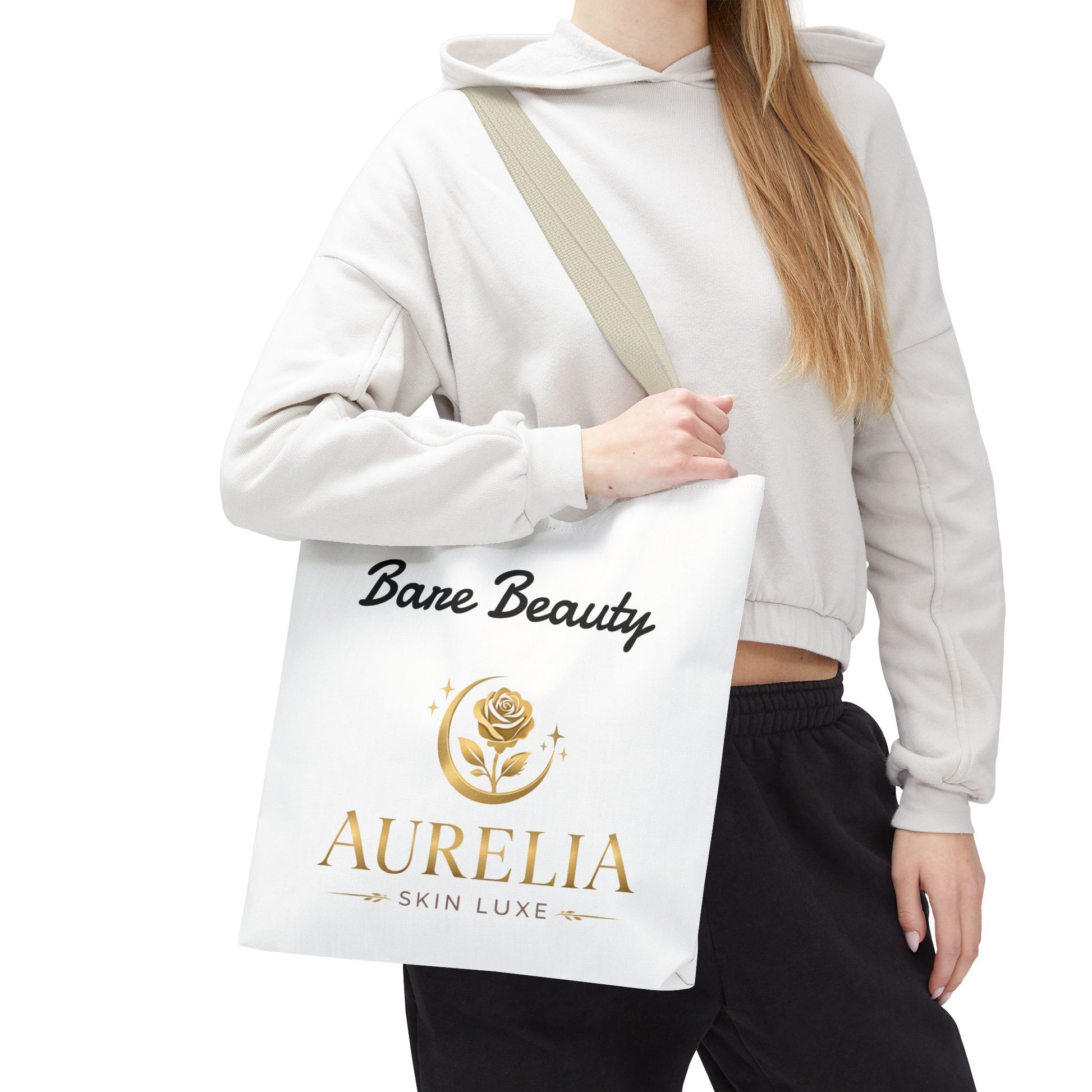 Aurelia Skin Luxe 'Bare Beauty' Logo Tote Bag