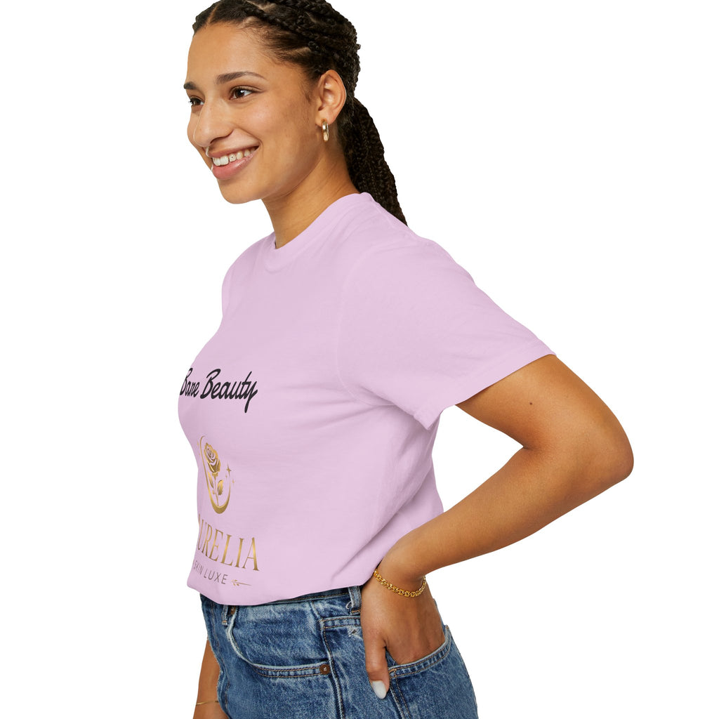 Aurelia Skin Luxe 'Bare Beauty' Logo T‑Shirt