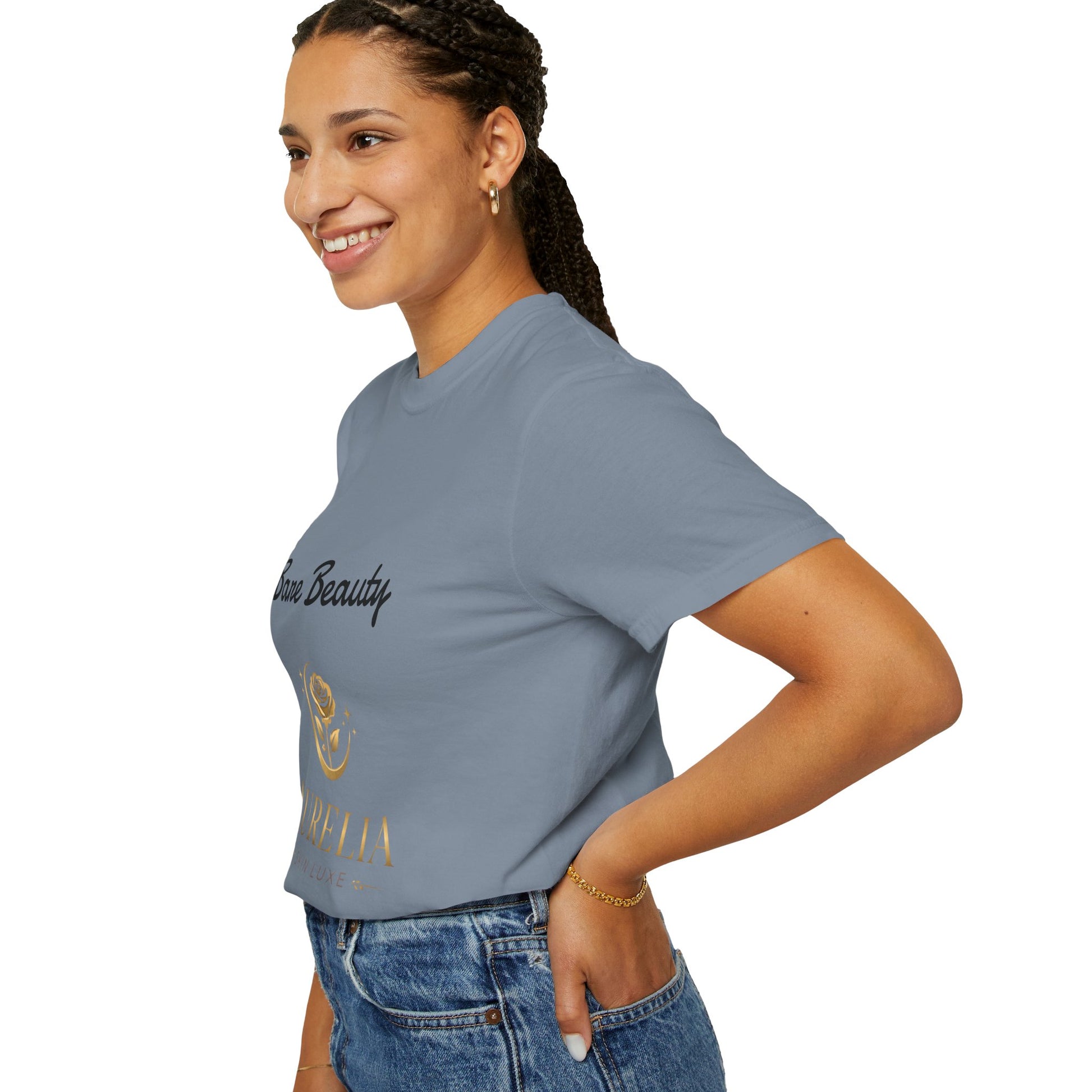Aurelia Skin Luxe 'Bare Beauty' Logo T‑Shirt