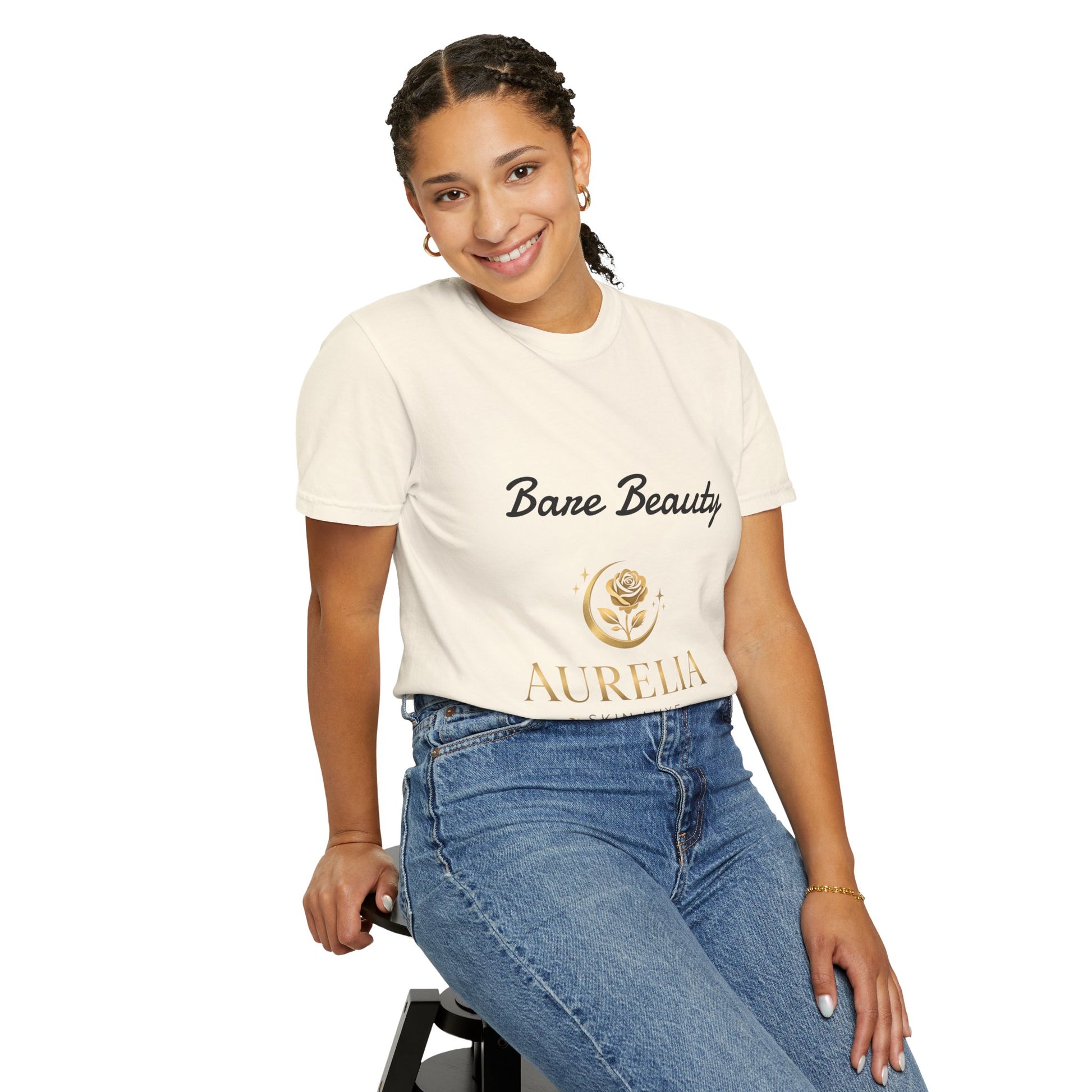 Aurelia Skin Luxe 'Bare Beauty' Logo T‑Shirt