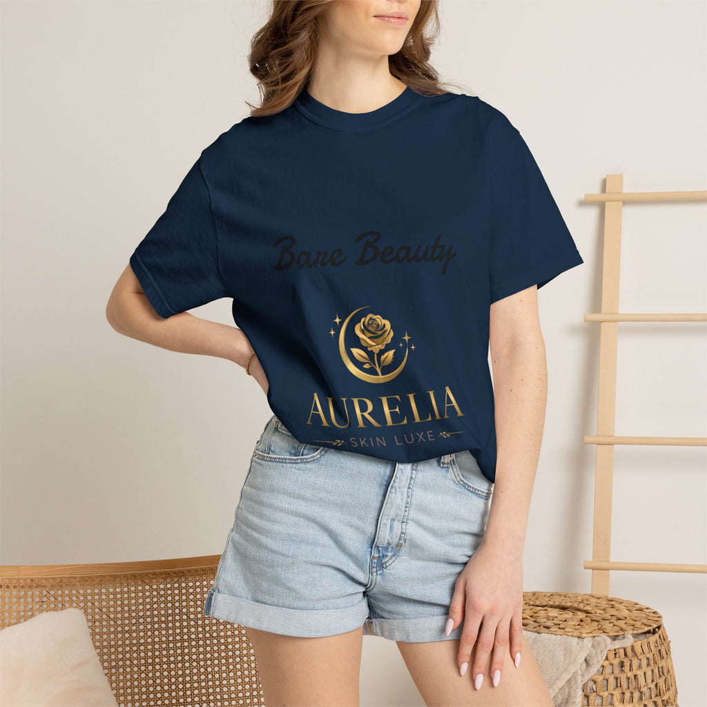 Aurelia Skin Luxe 'Bare Beauty' Logo T‑Shirt