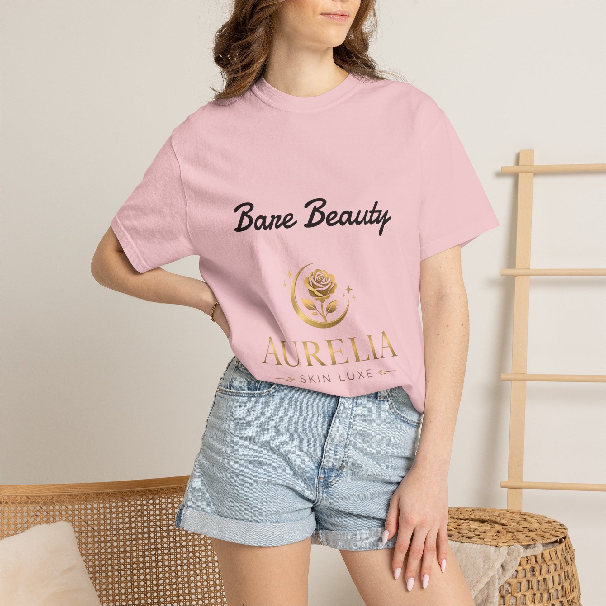 Aurelia Skin Luxe 'Bare Beauty' Logo T‑Shirt