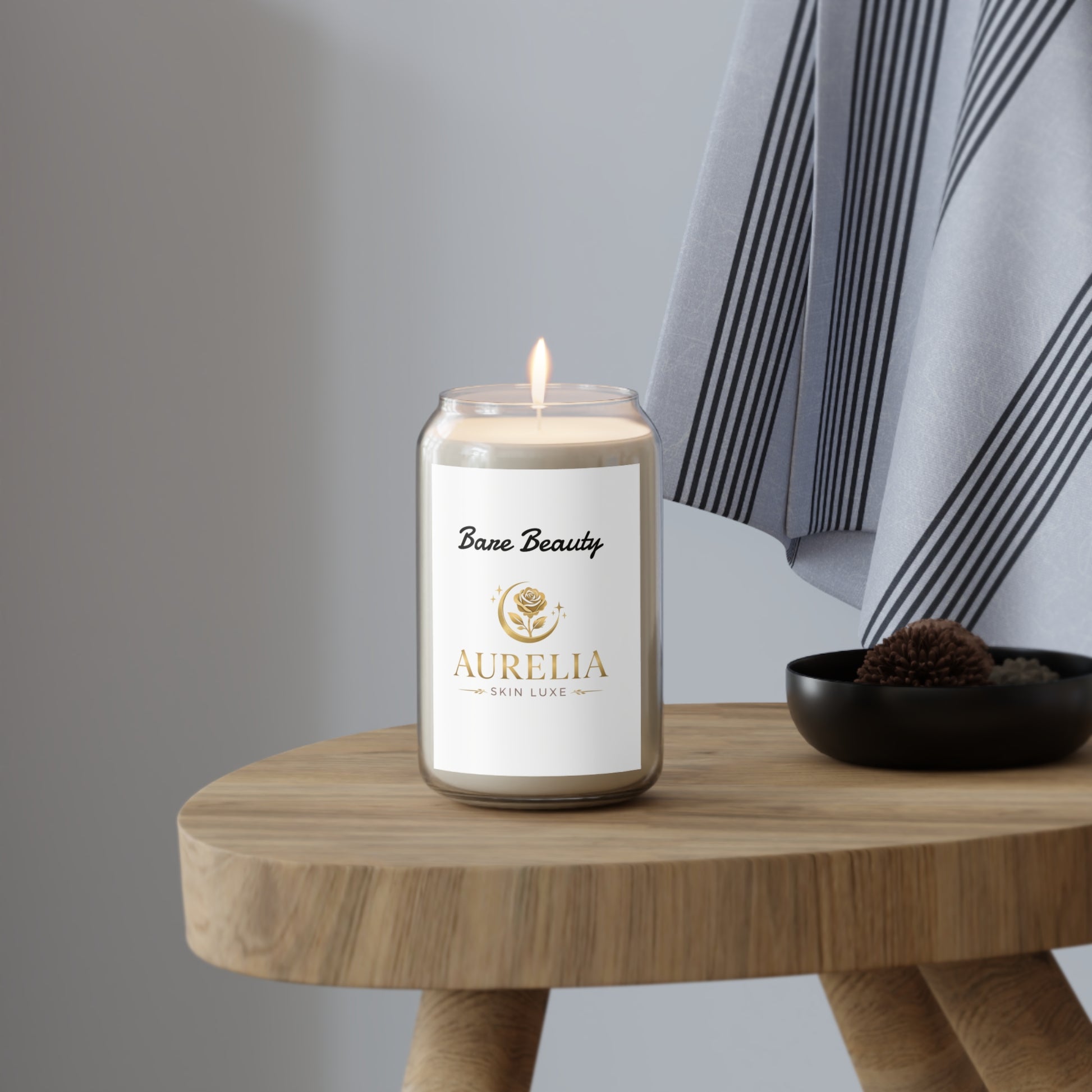 Aurelia Skin Luxe Scented Soy Candle — 13.75 oz Luxury Aromatherapy Jar