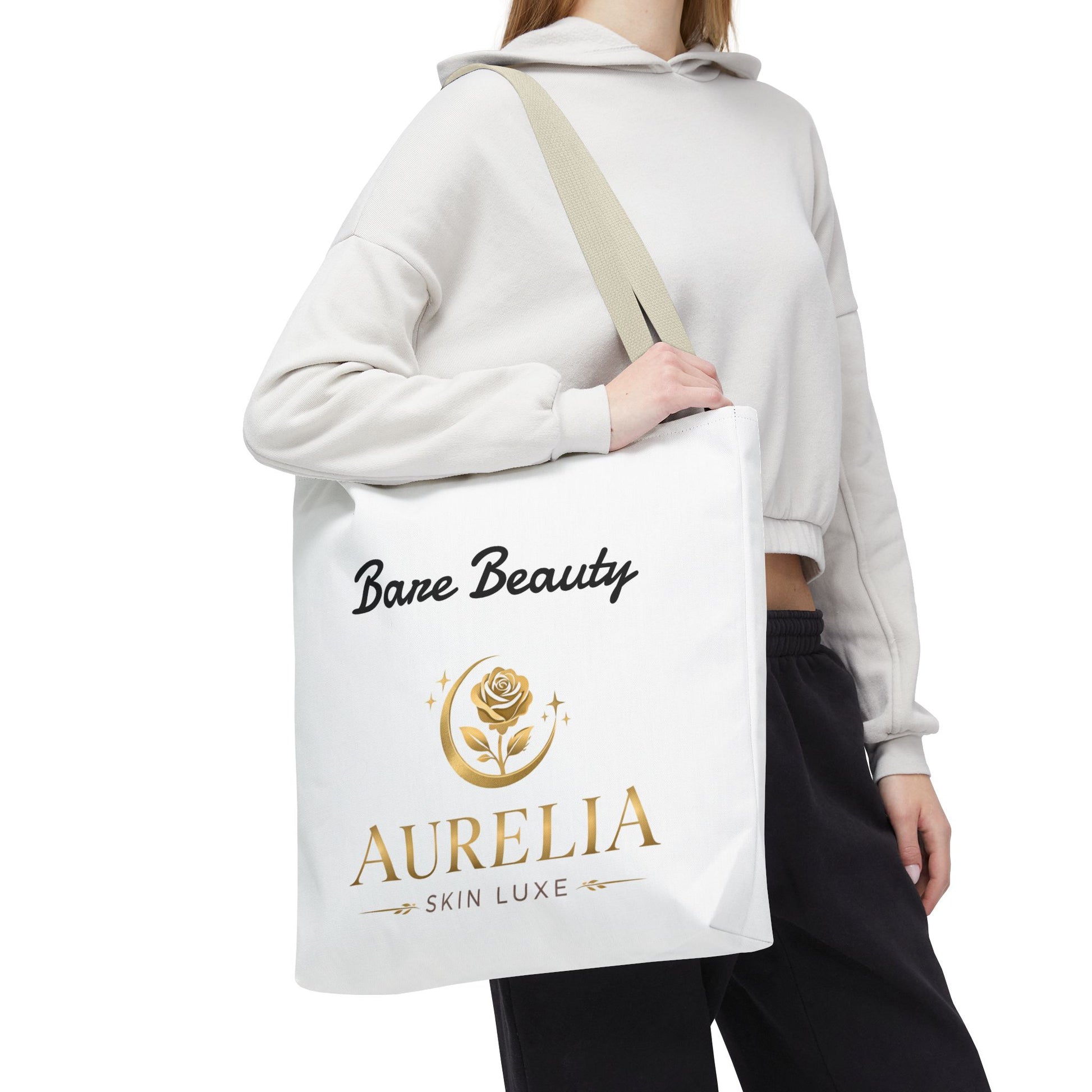 Aurelia Skin Luxe 'Bare Beauty' Logo Tote Bag