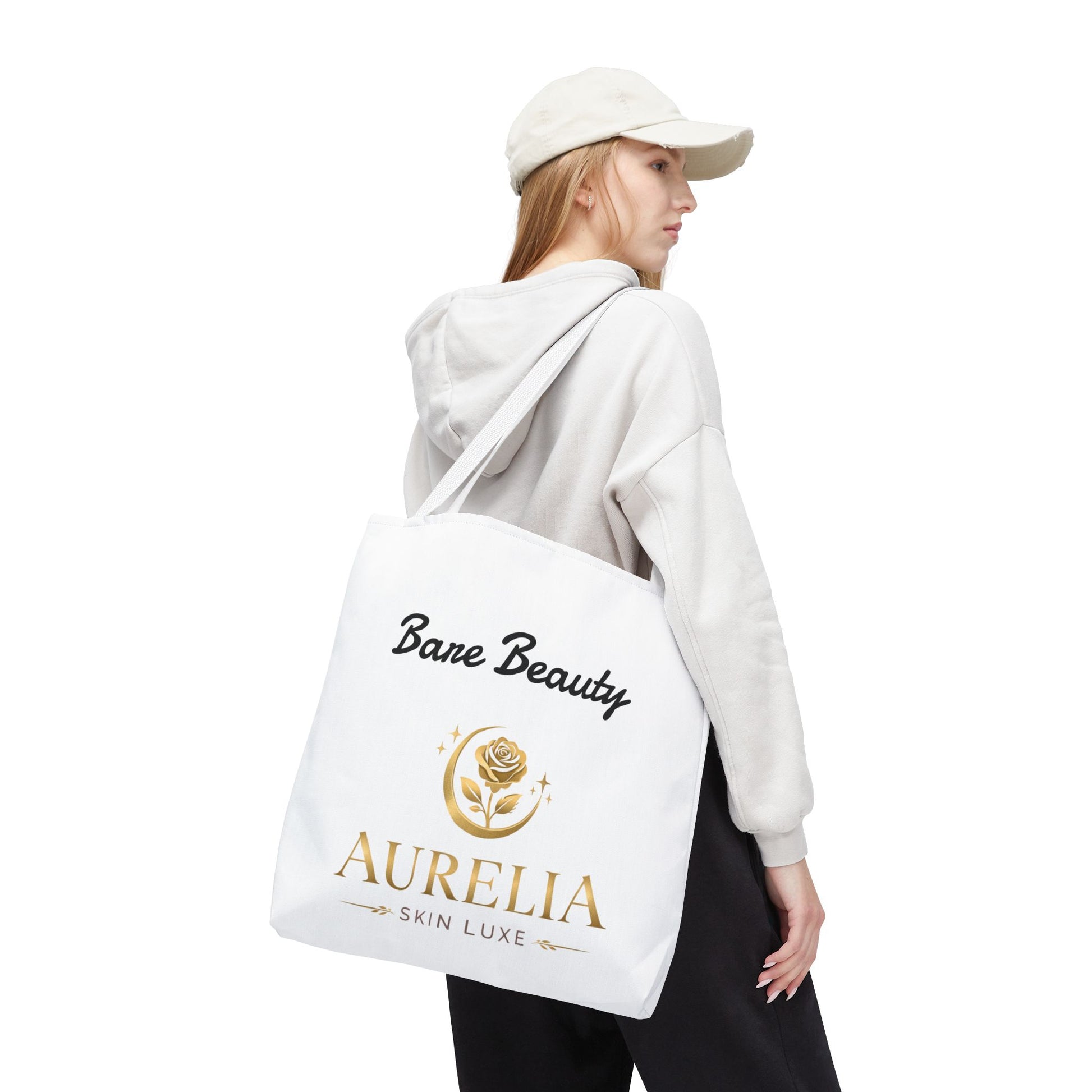 Aurelia Skin Luxe 'Bare Beauty' Logo Tote Bag