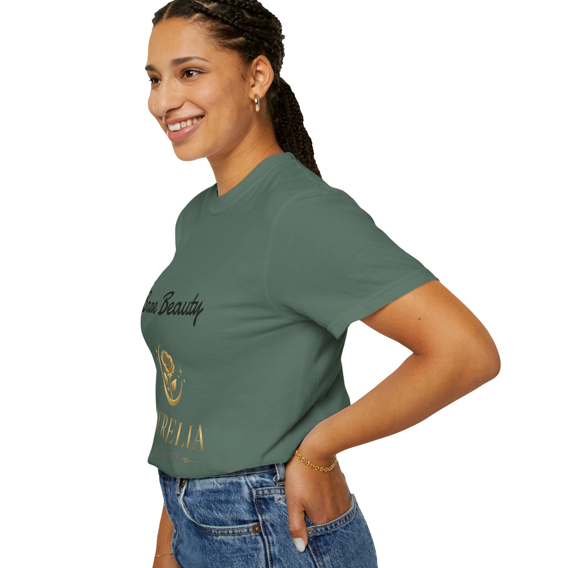 Aurelia Skin Luxe 'Bare Beauty' Logo T‑Shirt