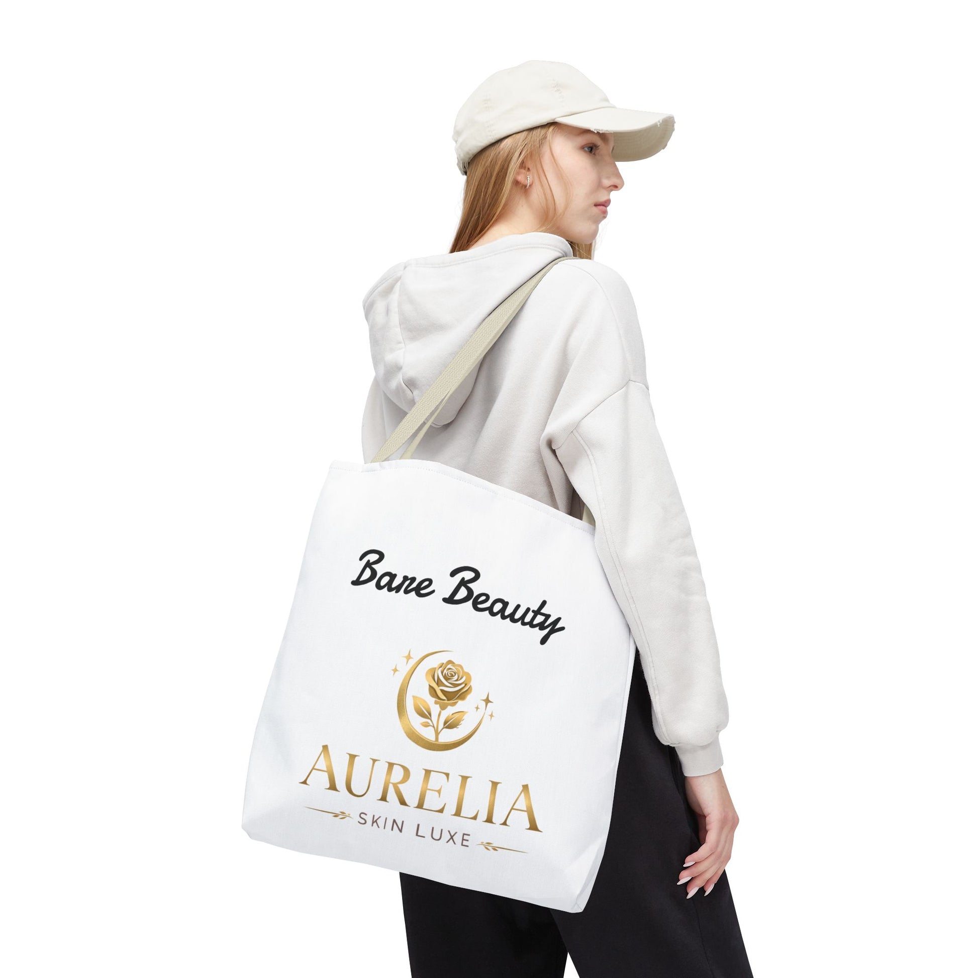 Aurelia Skin Luxe 'Bare Beauty' Logo Tote Bag