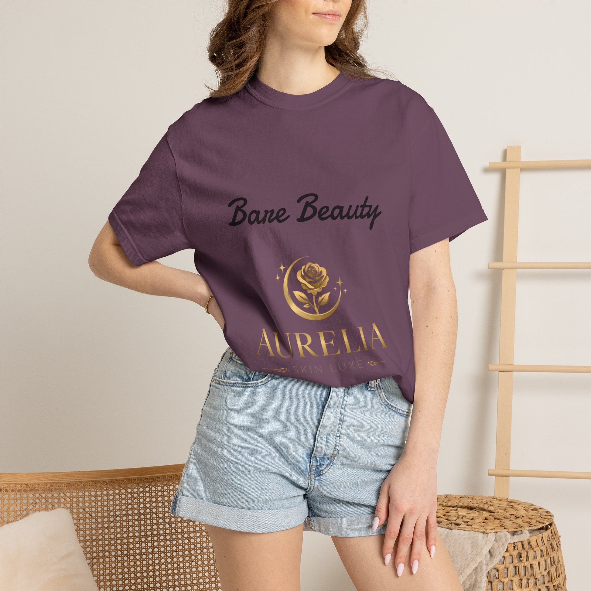 Aurelia Skin Luxe 'Bare Beauty' Logo T‑Shirt