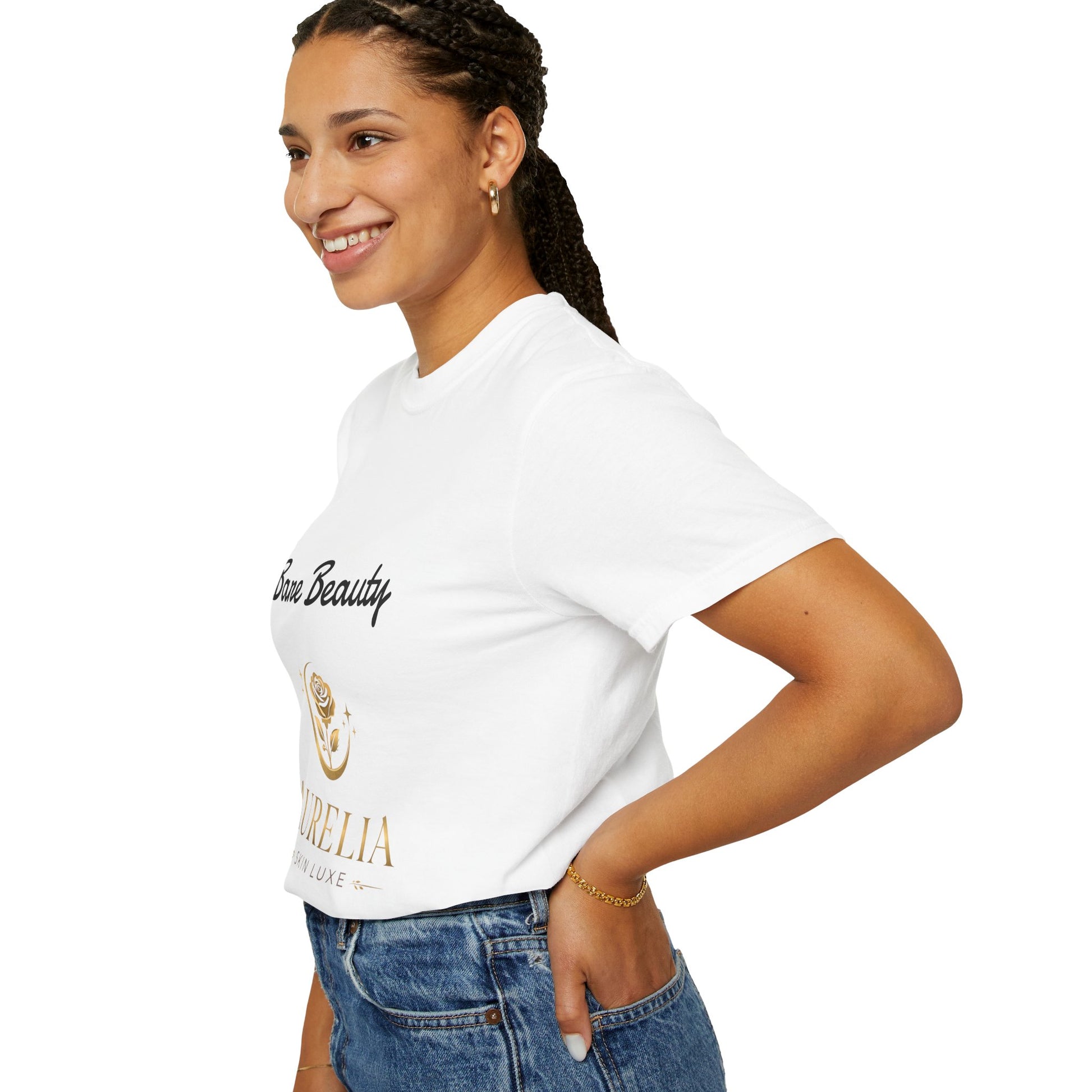 Aurelia Skin Luxe 'Bare Beauty' Logo T‑Shirt