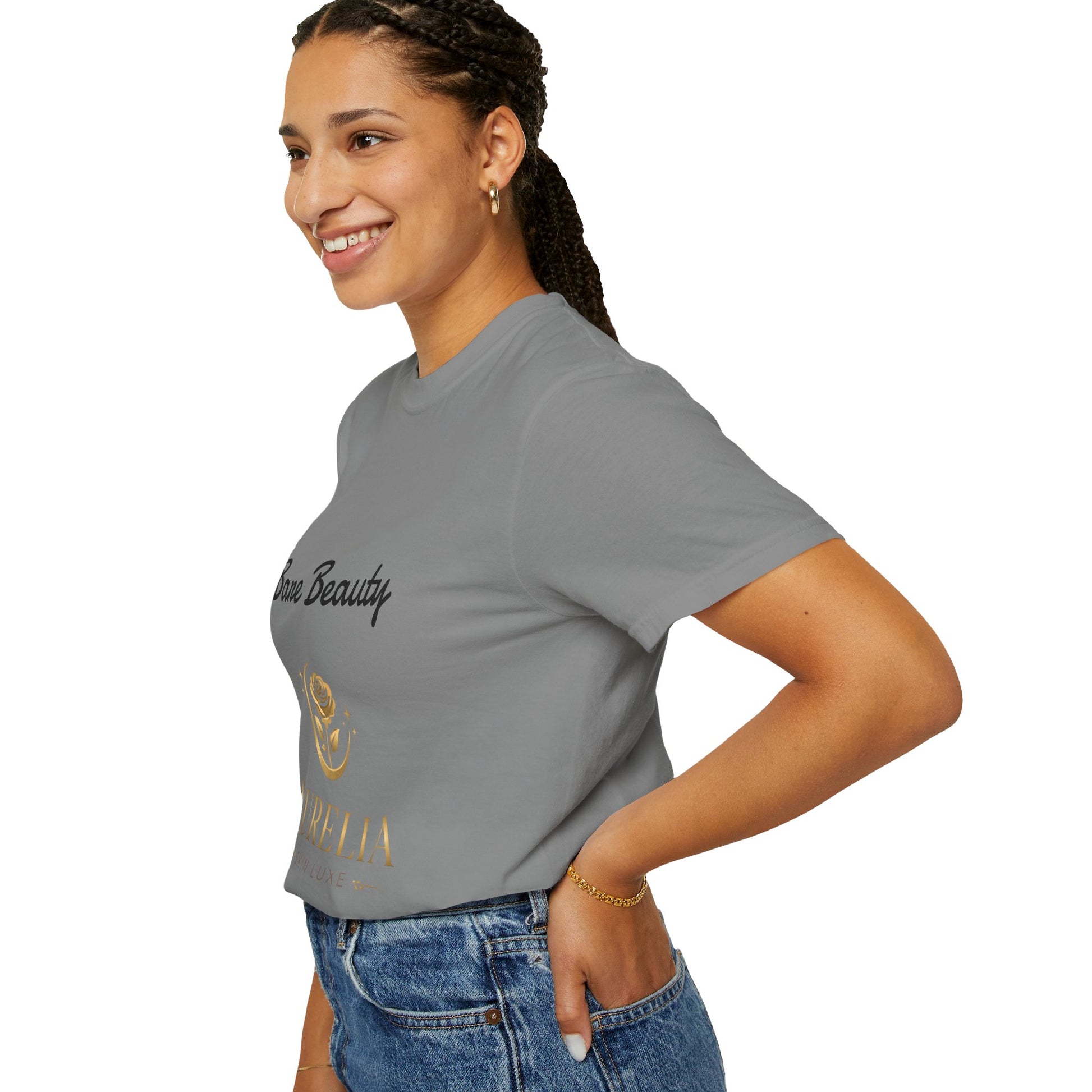 Aurelia Skin Luxe 'Bare Beauty' Logo T‑Shirt