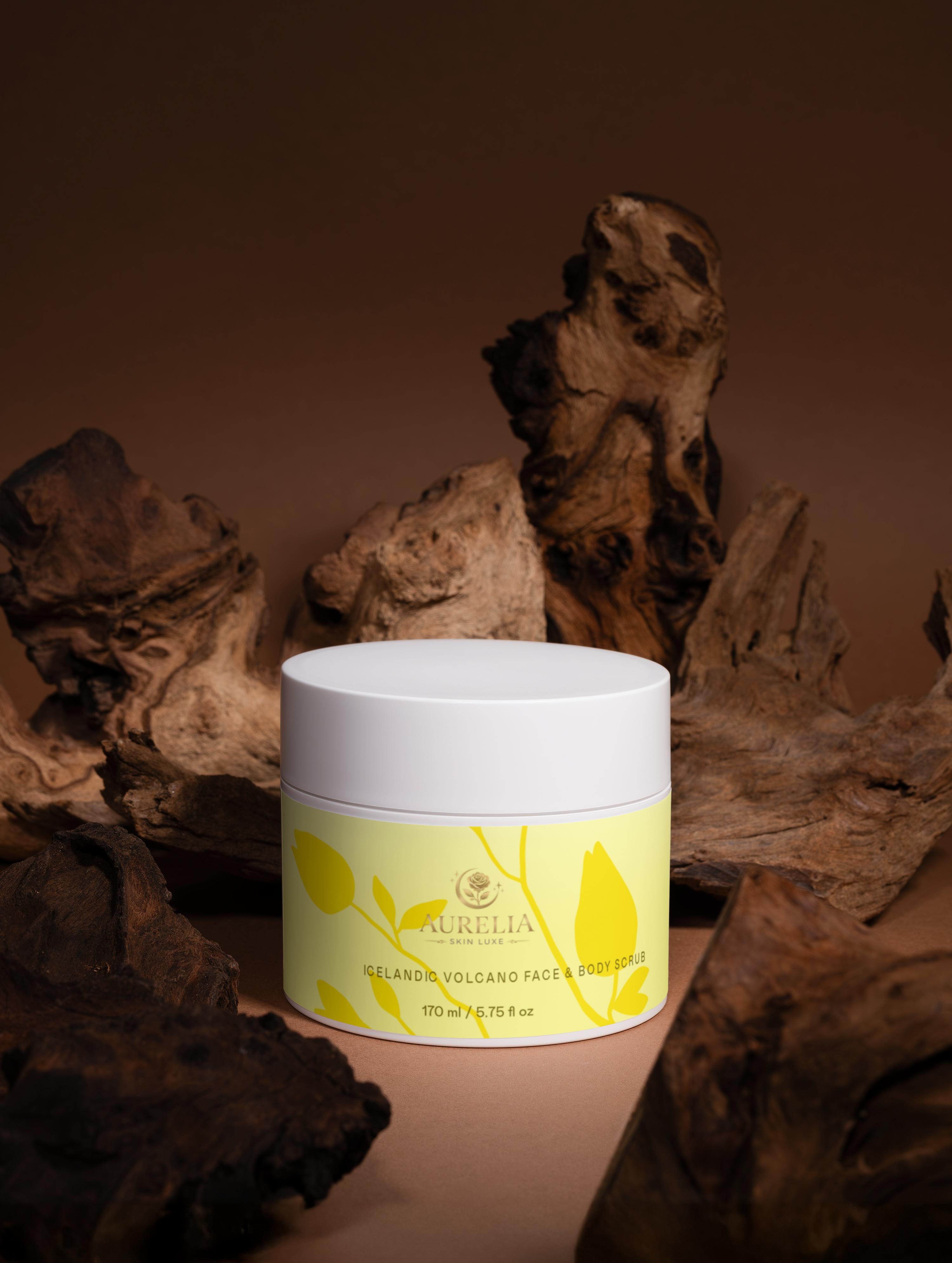 Icelandic Volcano Face & Body Scrub - Aurelia Skin Luxe