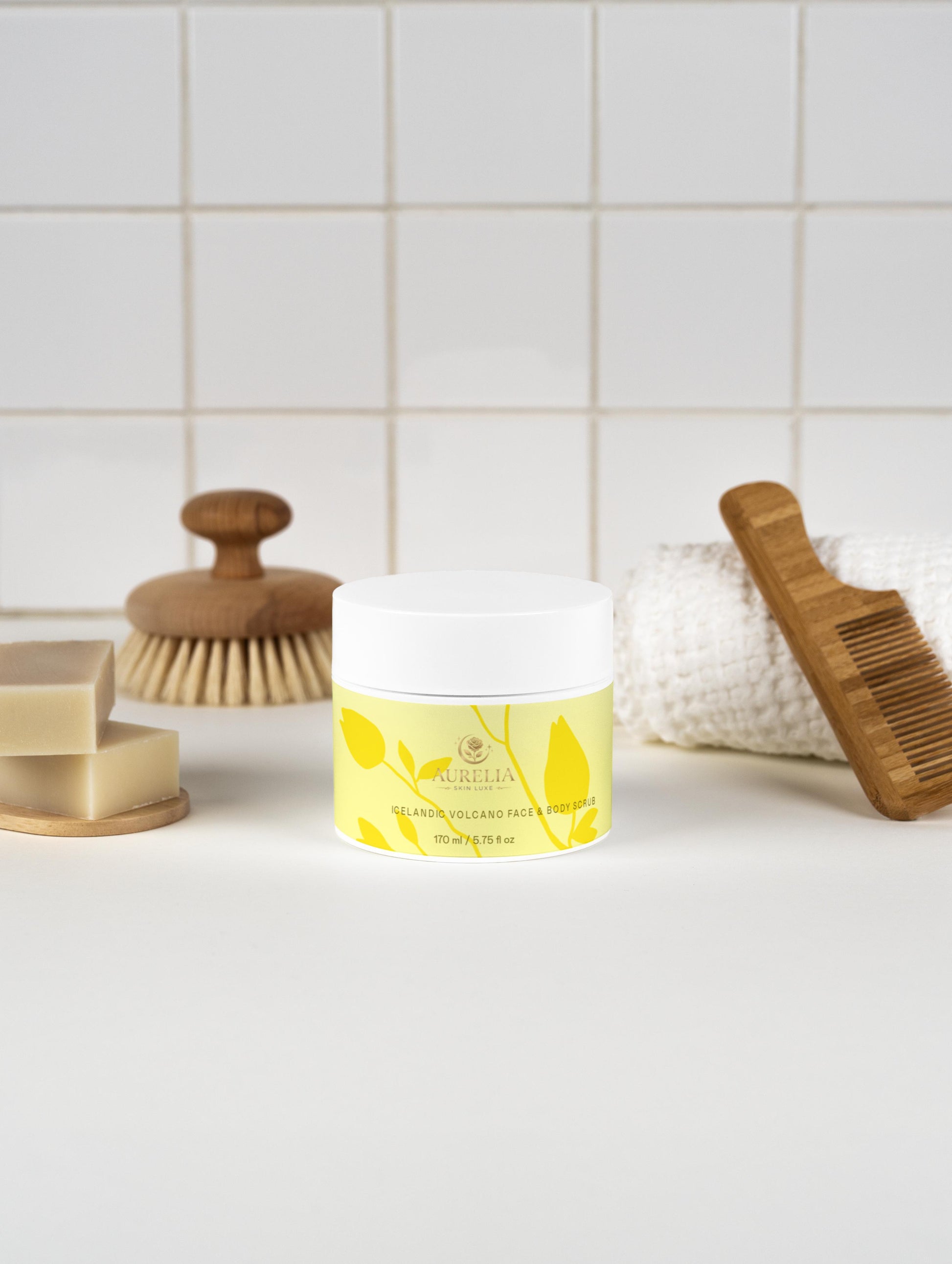 Icelandic Volcano Face & Body Scrub - Aurelia Skin Luxe