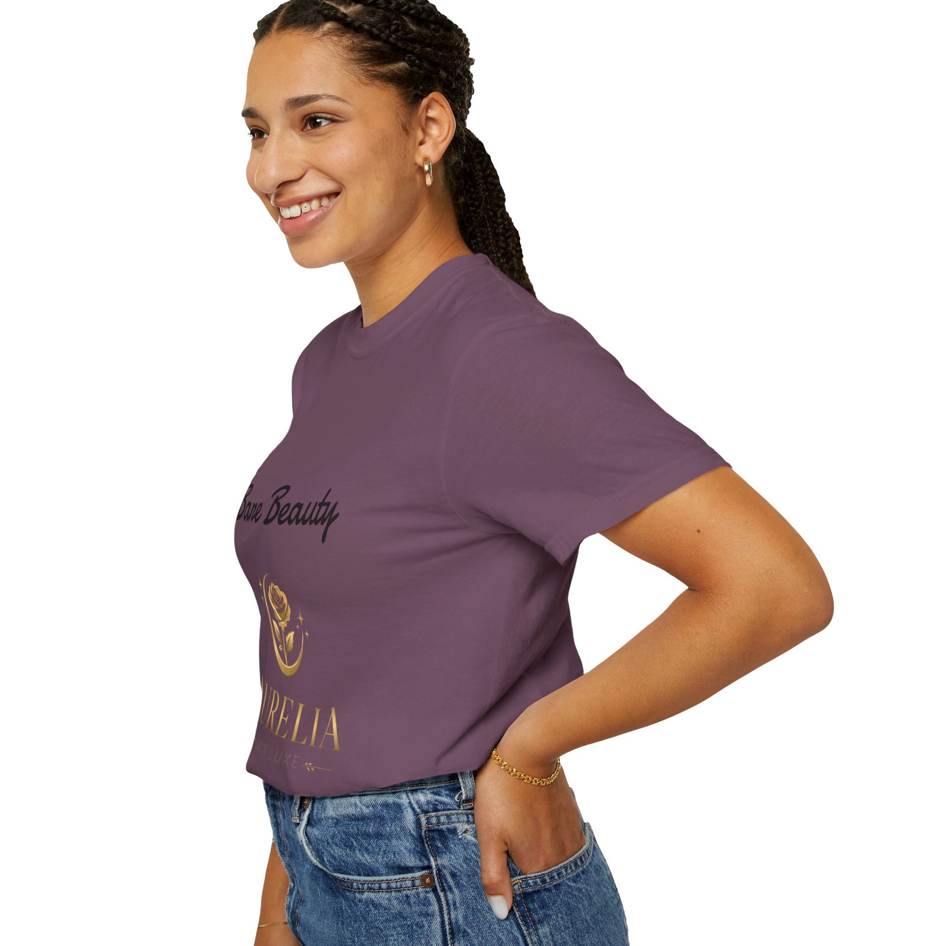 Aurelia Skin Luxe 'Bare Beauty' Logo T‑Shirt