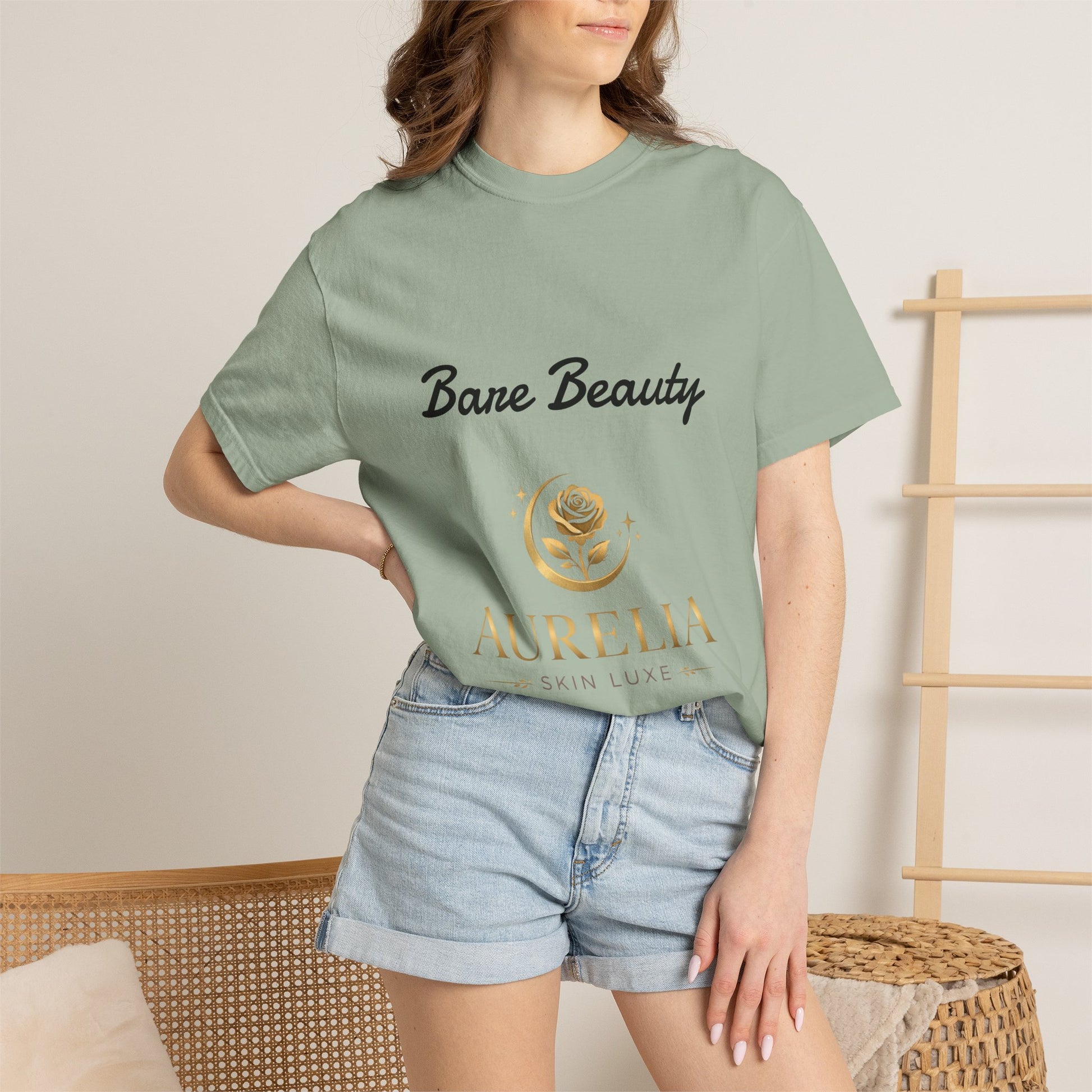 Aurelia Skin Luxe 'Bare Beauty' Logo T‑Shirt