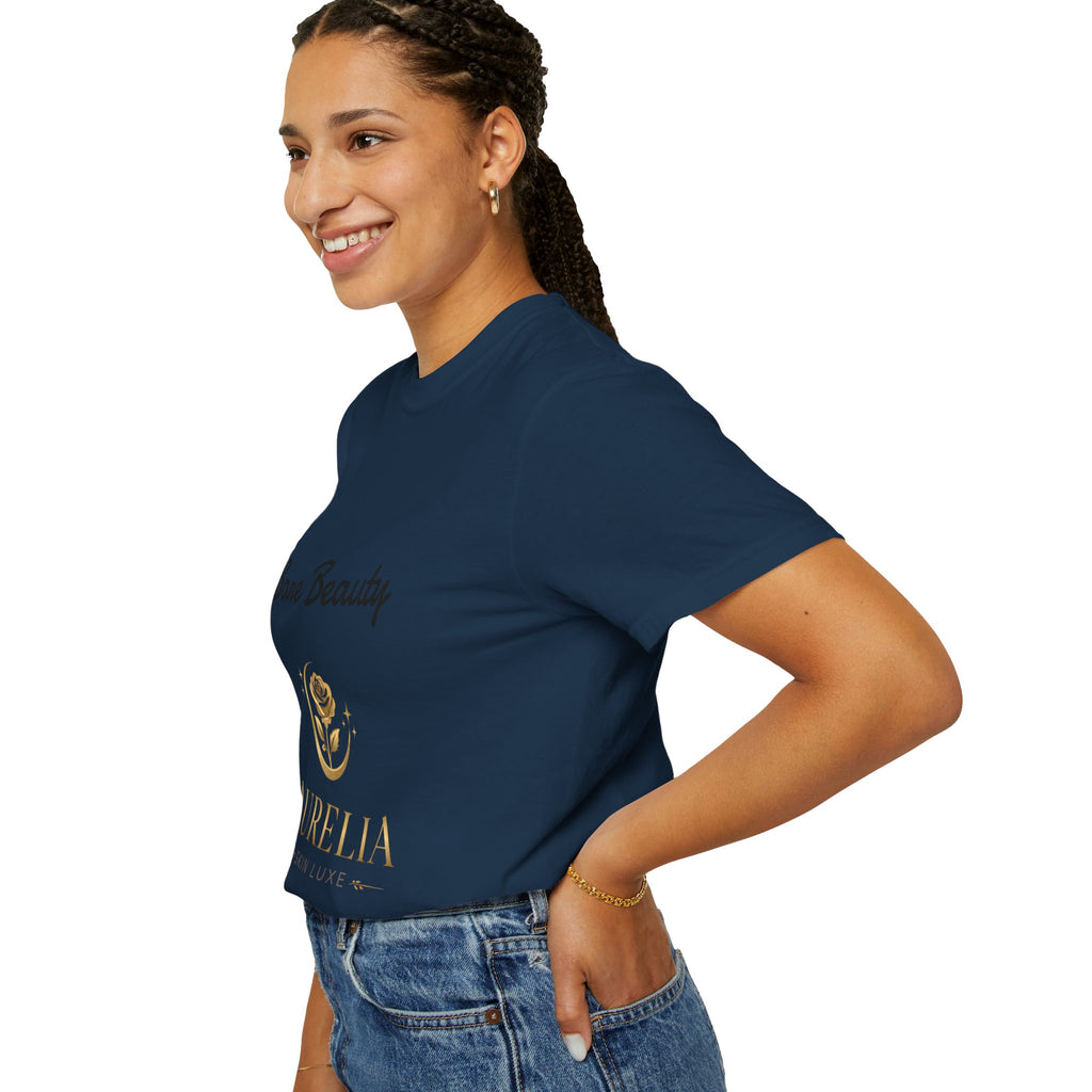 Aurelia Skin Luxe 'Bare Beauty' Logo T‑Shirt