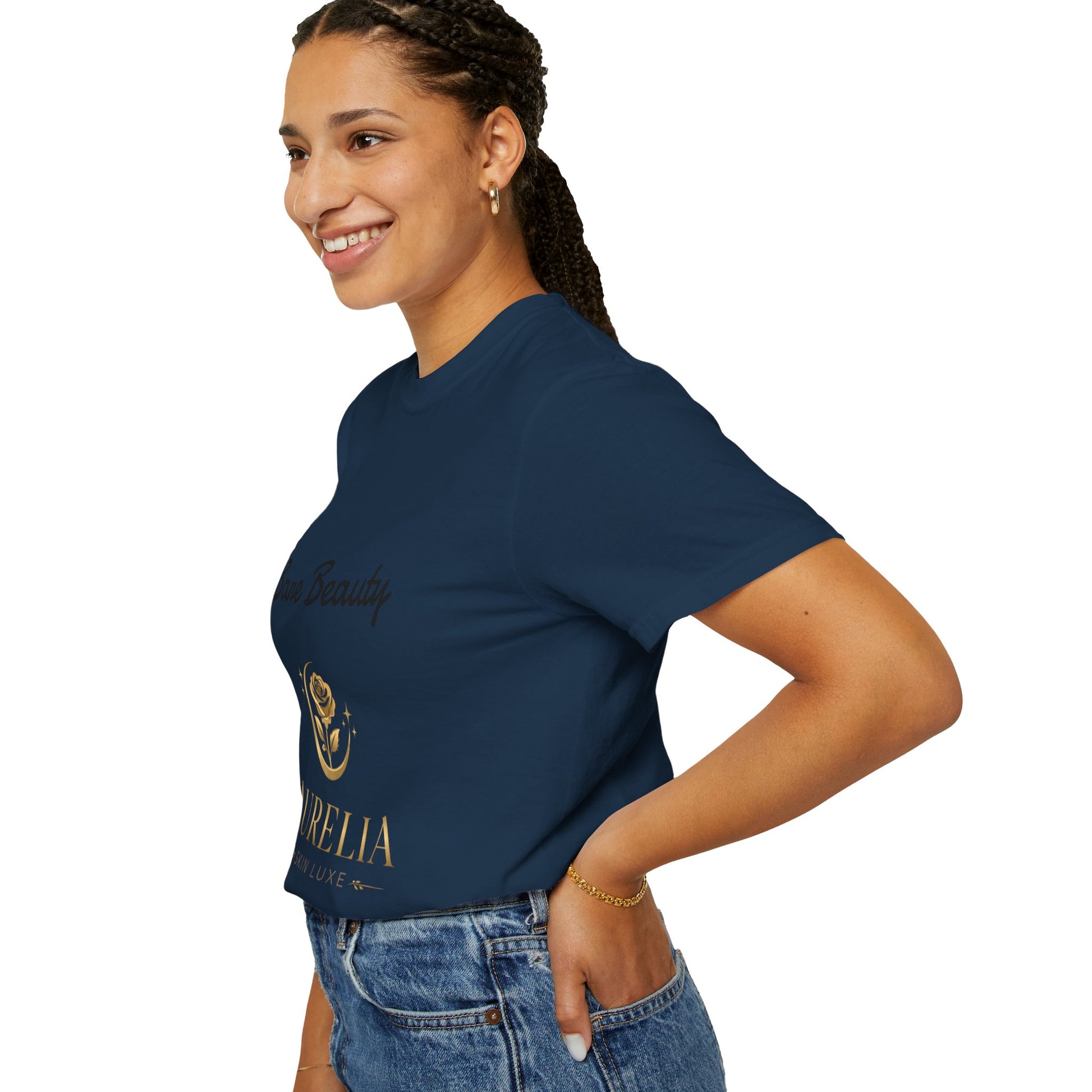 Aurelia Skin Luxe 'Bare Beauty' Logo T‑Shirt