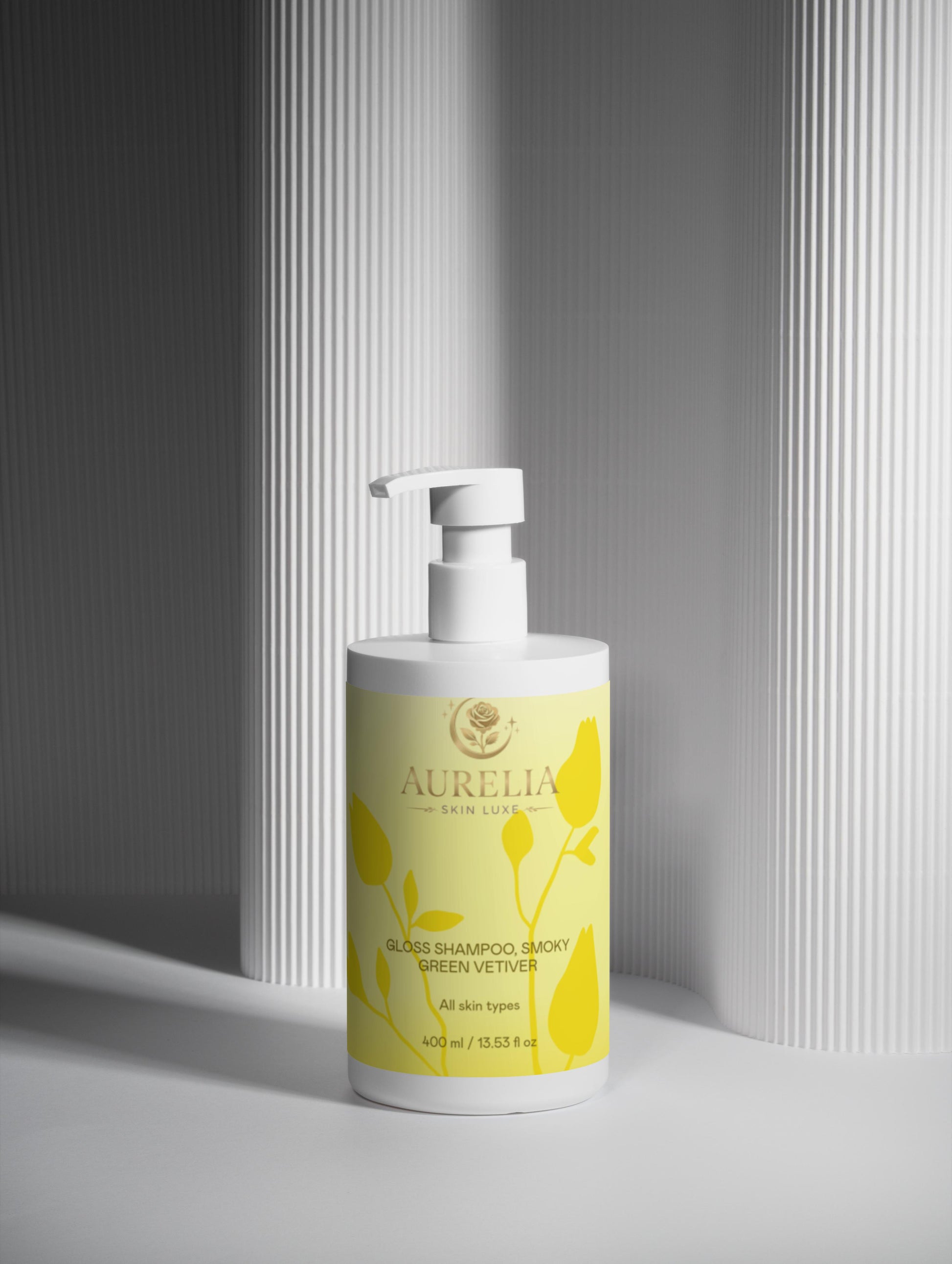 Gloss Shampoo – Smoky Green Vetiver | Aurelia Skin Luxe