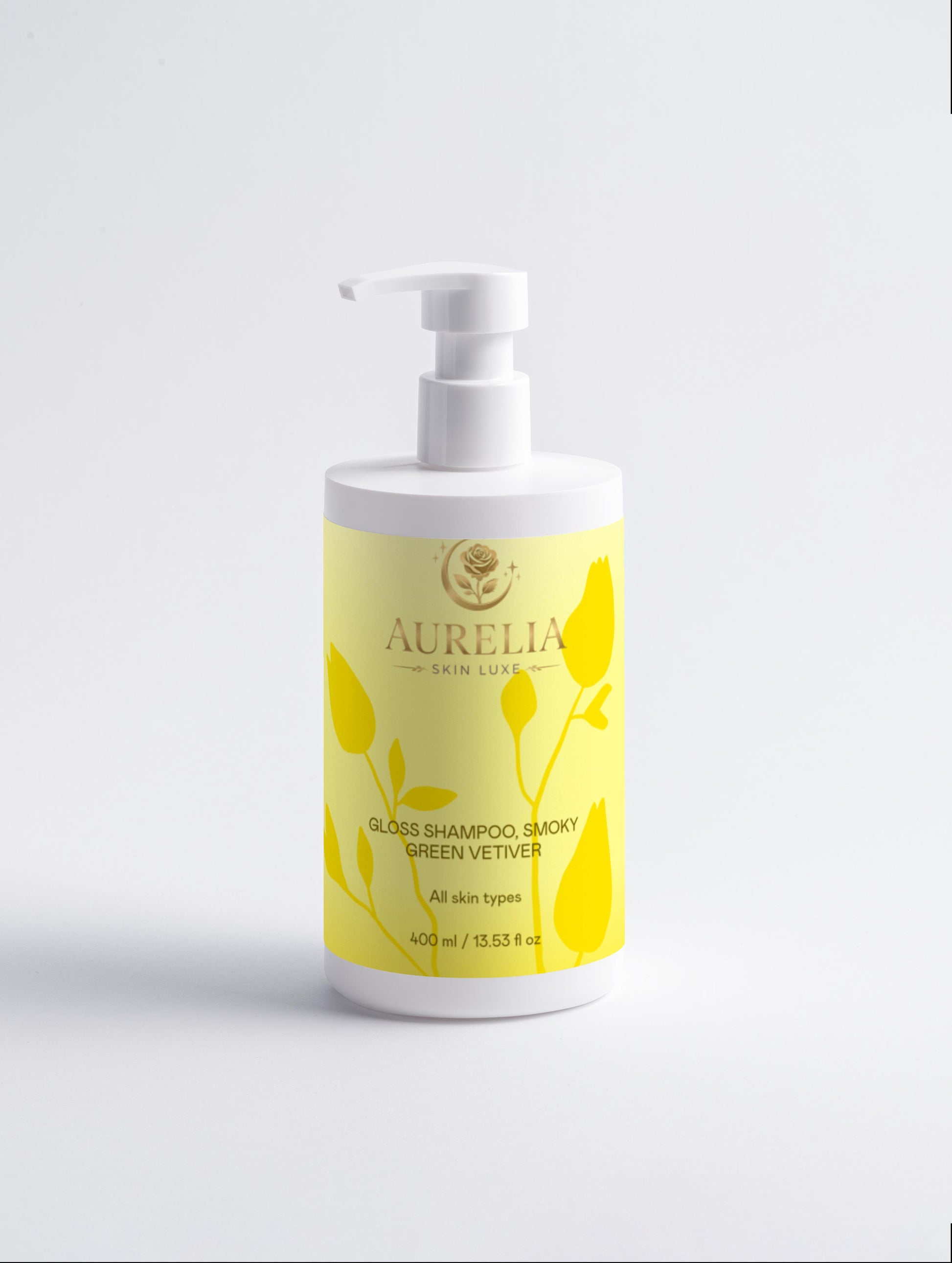 Gloss Shampoo – Smoky Green Vetiver | Aurelia Skin Luxe