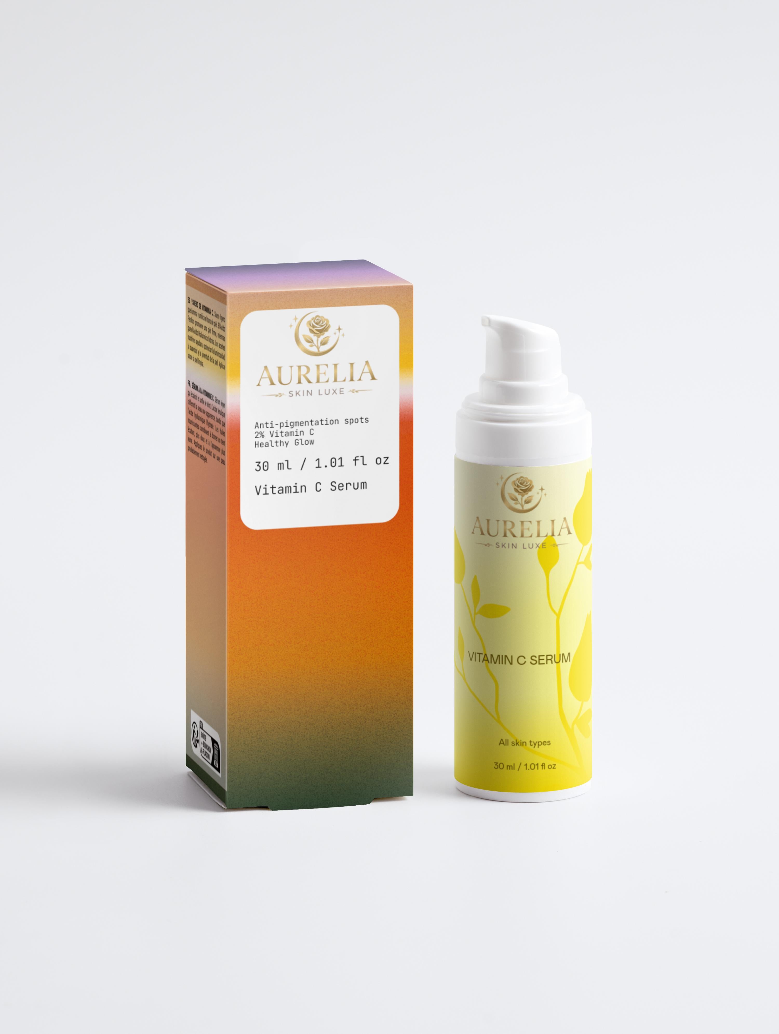 24K Gold Hyaluronic Acid Brightening Face Serum – 3 Sizes