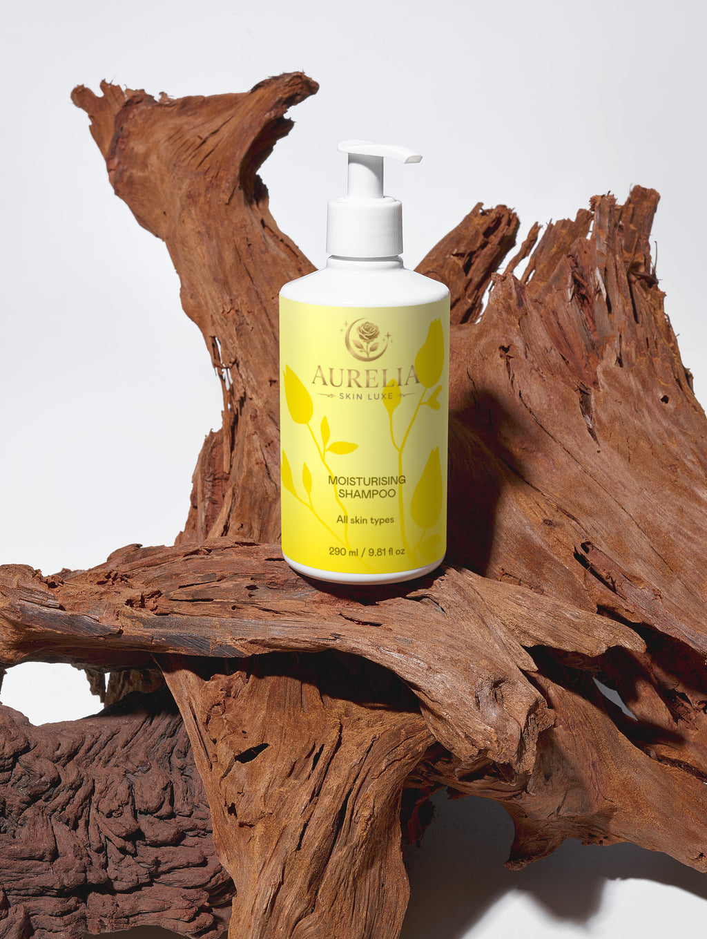 FruSi moisturizing conditioner bottle on a wooden surface