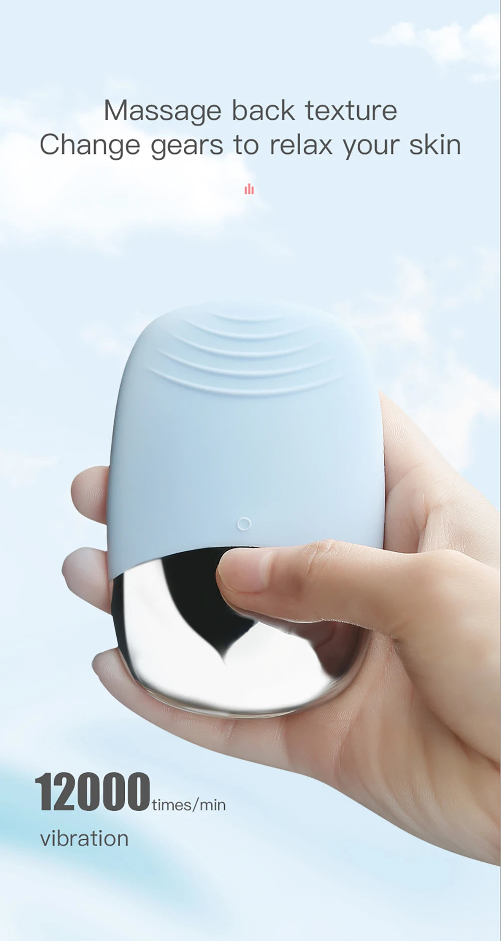 Mini Sonic Electric Facial Cleansing Brush – IPX7 Waterproof, Deep Pore Cleansing & Exfoliating Massager