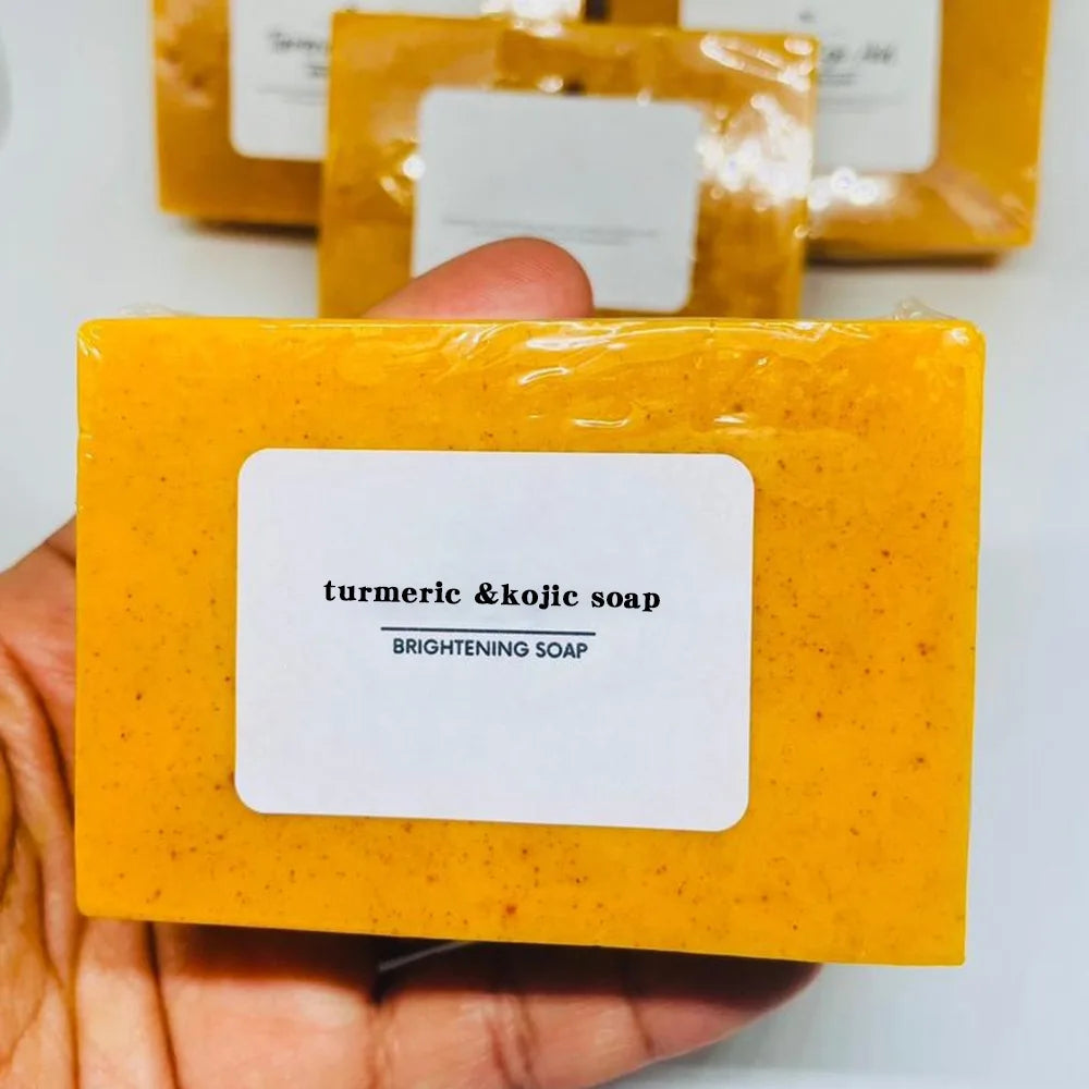 Turmeric Lemon Kojic Acid Handmade Soap Bar 100 g