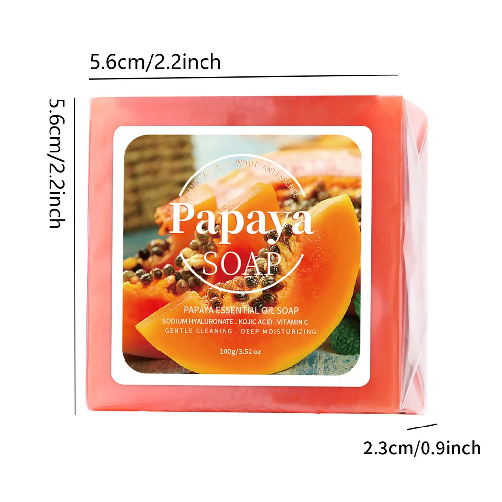 Papaya Extract Handmade Soap – Hydrating Deep Cleanse