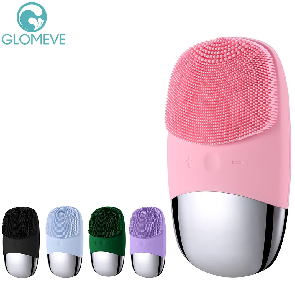 Mini Sonic Electric Facial Cleansing Brush – IPX7 Waterproof, Deep Pore Cleansing & Exfoliating Massager