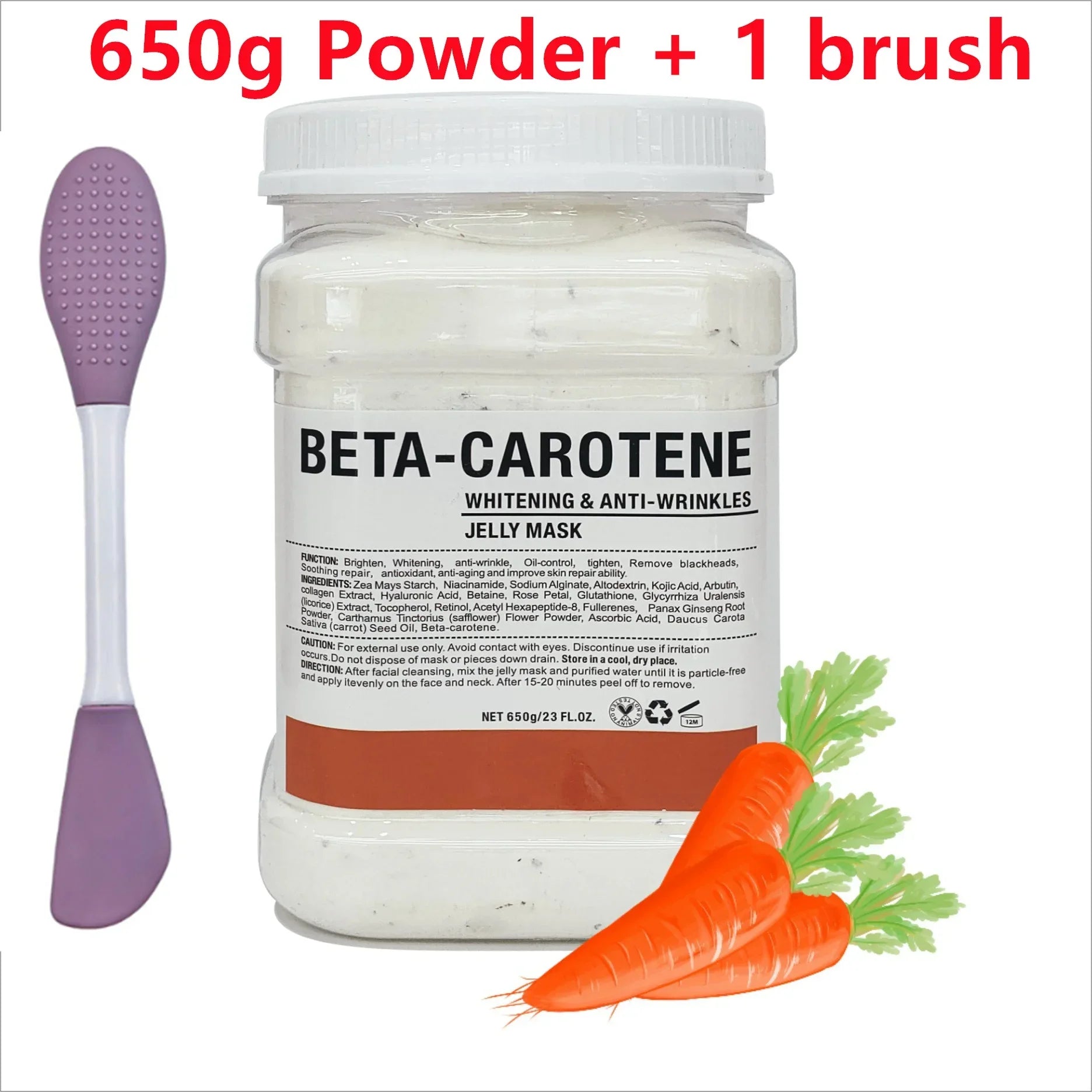 B- carotene Color Chamomile Hyaluronic Acid Jelly Face Mask Powder 650g