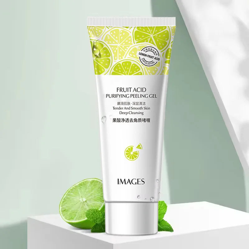 Fruit Acid Peeling Gel Face Scrub – Brightening & Moisturizing