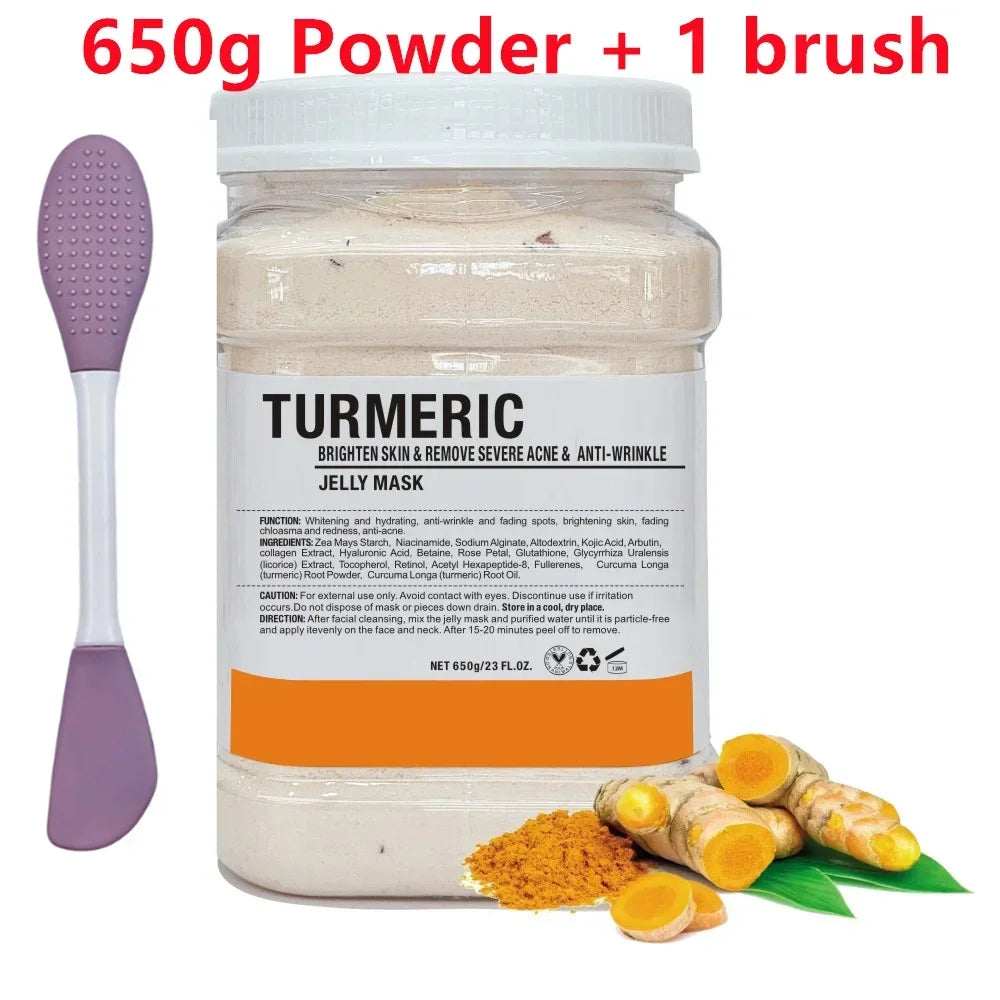 B- Turmeric Color Chamomile Hyaluronic Acid Jelly Face Mask Powder 650g