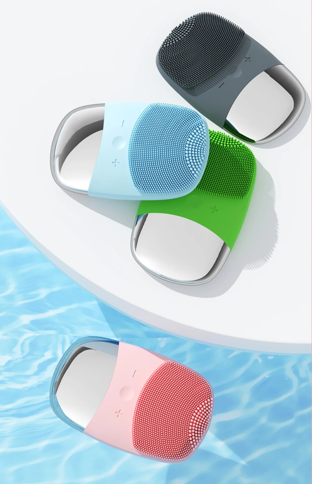 Mini Sonic Electric Facial Cleansing Brush – IPX7 Waterproof, Deep Pore Cleansing & Exfoliating Massager