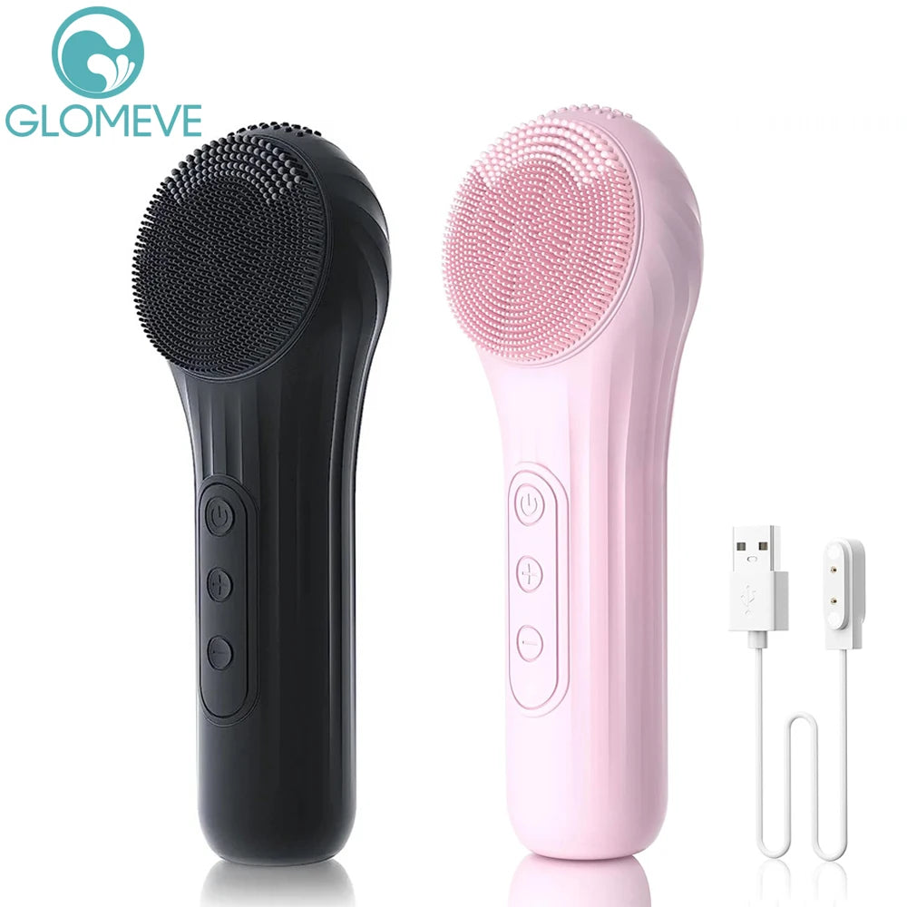 Sonic Silicone Facial Cleansing Brush – Heated IPX7 Design