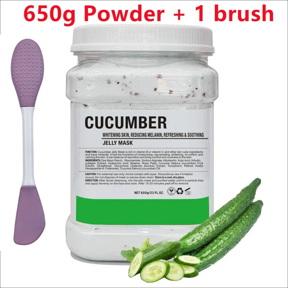 B- cucumber Color Chamomile Hyaluronic Acid Jelly Face Mask Powder 650g