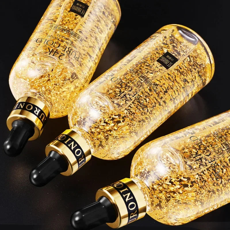 24K Gold Hyaluronic Acid Face Serum For Radiant Skin