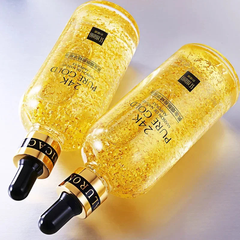 24K Gold Hyaluronic Acid Face Serum For Radiant Skin