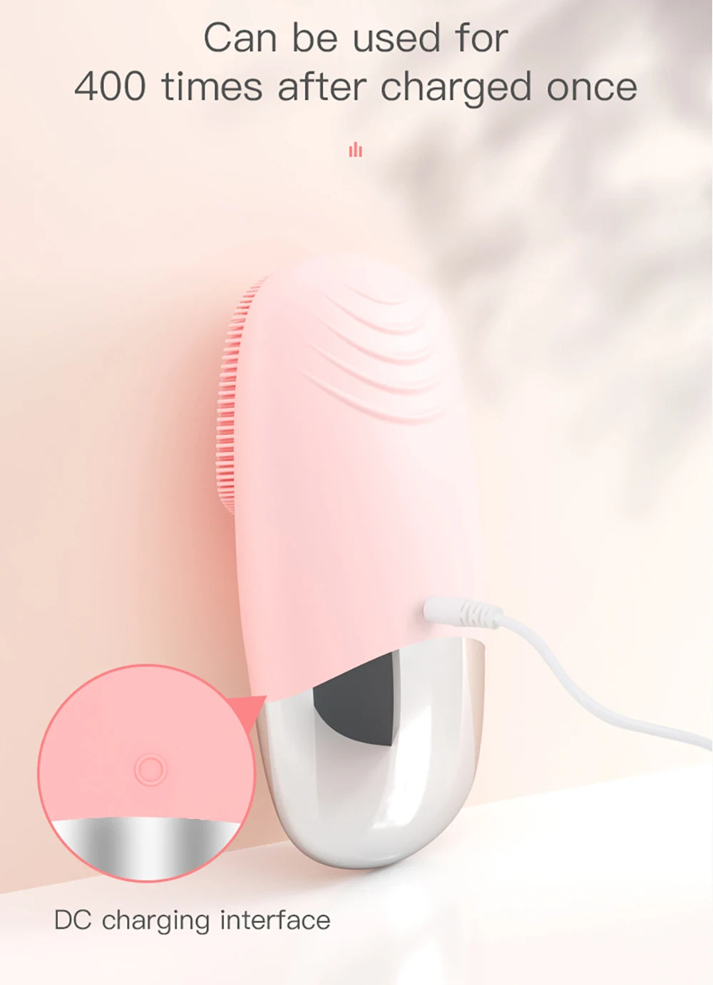 Mini Sonic Electric Facial Cleansing Brush – IPX7 Waterproof, Deep Pore Cleansing & Exfoliating Massager
