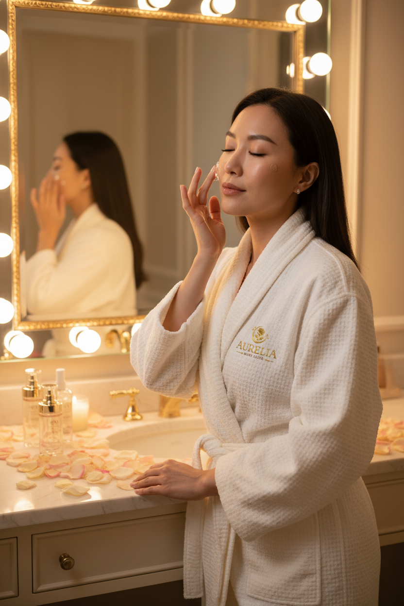 Asian woman — vanity