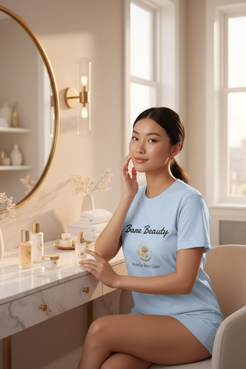 Asian woman — vanity