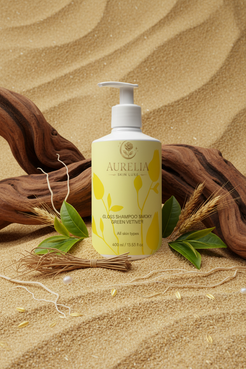 Gloss Shampoo Vetiver – Sandy Driftwood Portrait
