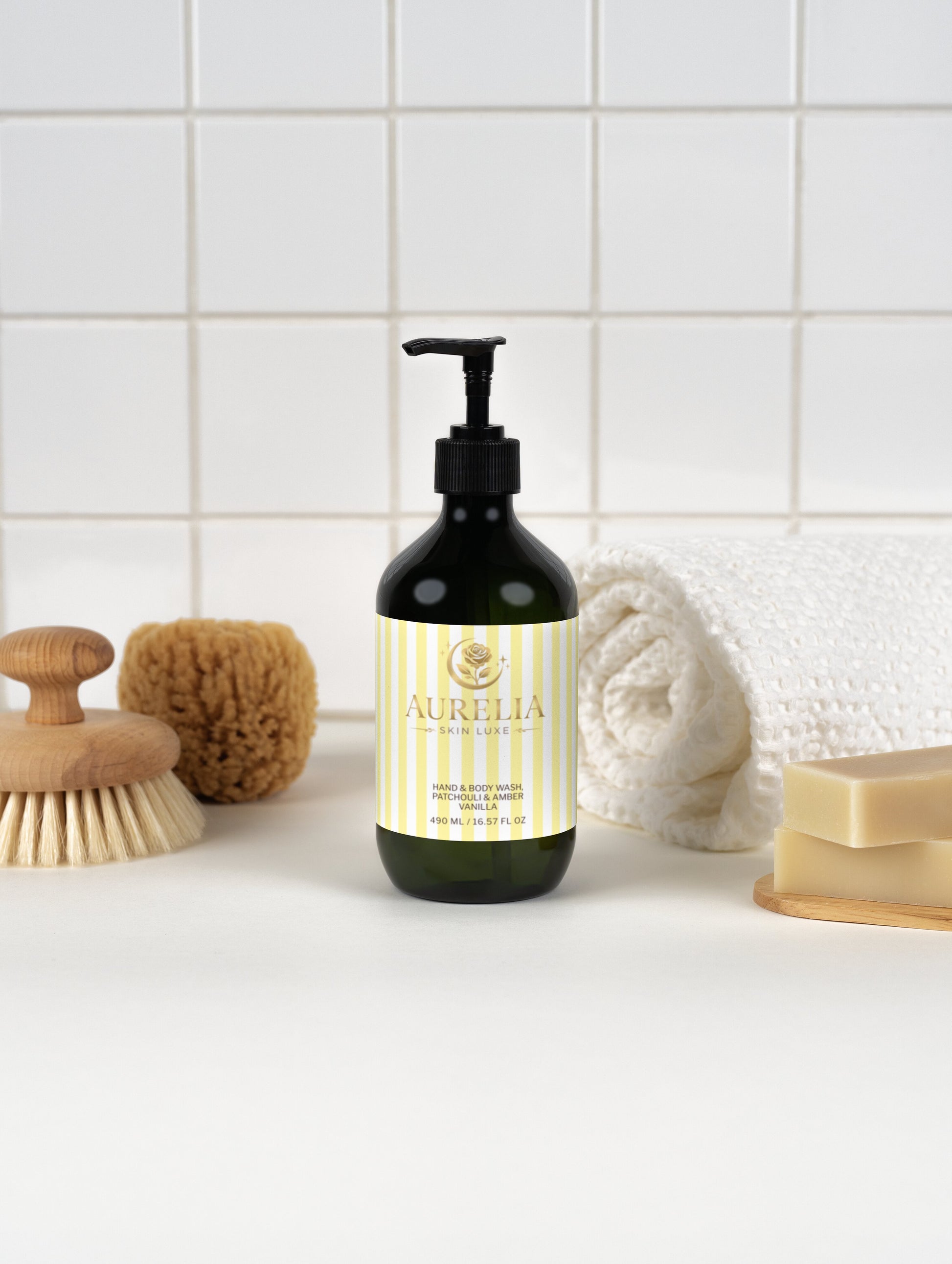 Hand & Body Wash – Patchouli & Amber Vanilla, 490ml